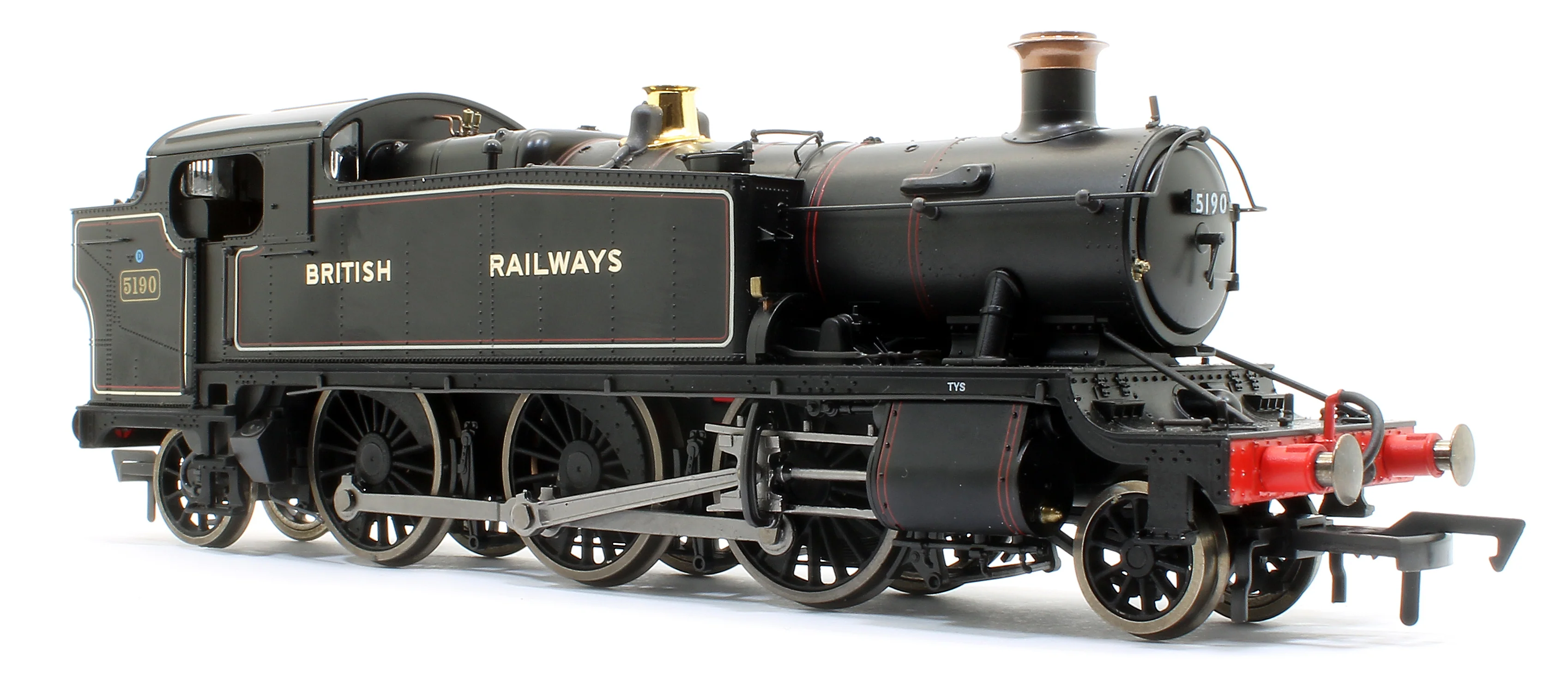 4S-041-005 Large Prairie 2-6-2 Tank Locomotive #5190 Lined Black lettered British Railways - Image 2