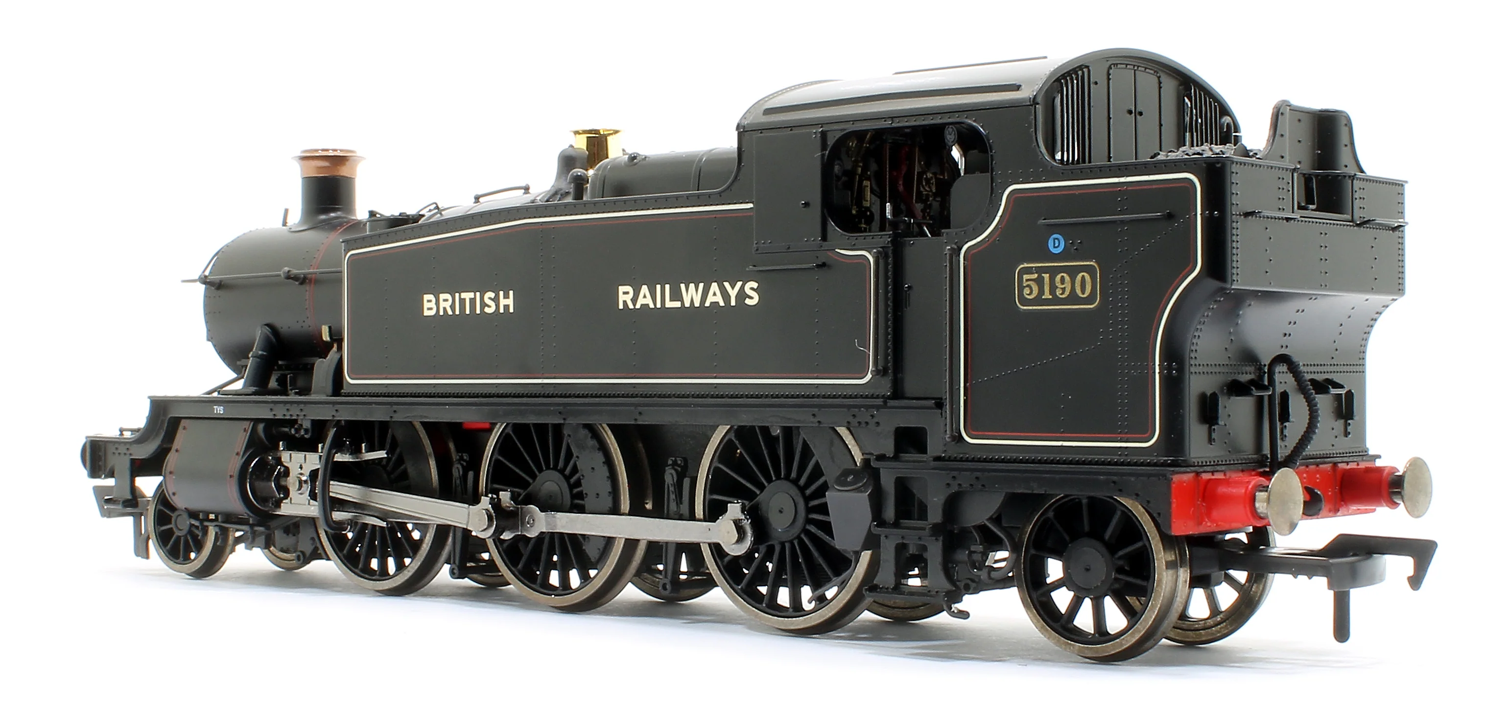 4S-041-005 Large Prairie 2-6-2 Tank Locomotive #5190 Lined Black lettered British Railways - Image 4