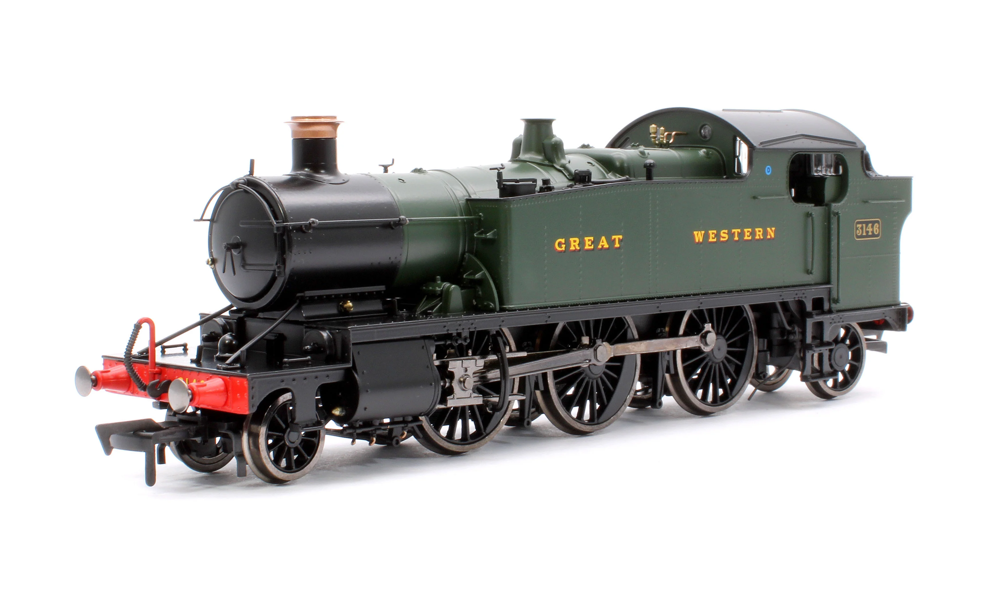 4S-041-008 Large Prairie 3146 GWR Green Great Western Steam Locomotive
