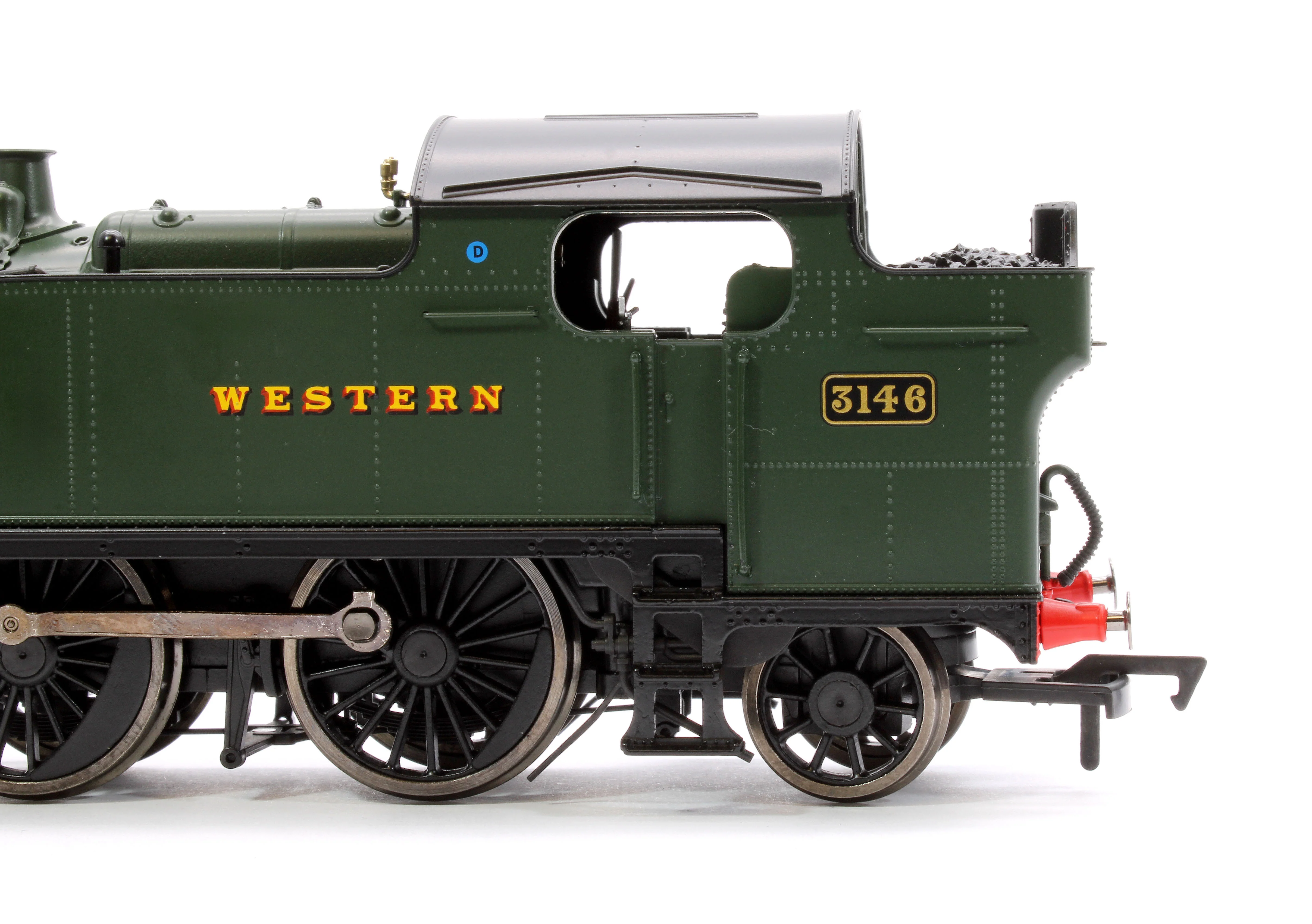 4S-041-008 Large Prairie 3146 GWR Green Great Western Steam Locomotive - Image 8