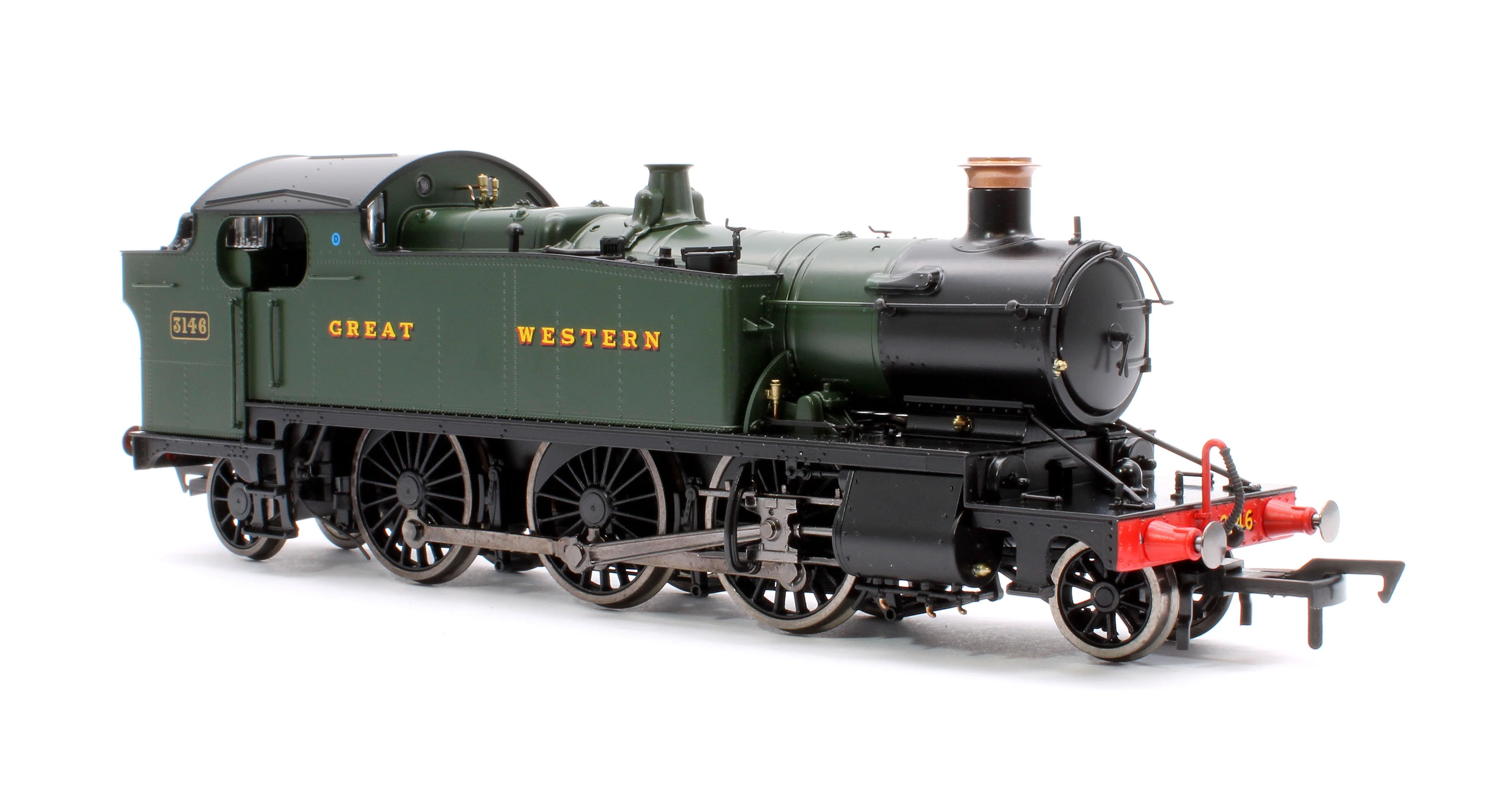 4S-041-008S Large Prairie 3146 GWR Green Great Western Steam Locomotive - DCC Sound - Image 4