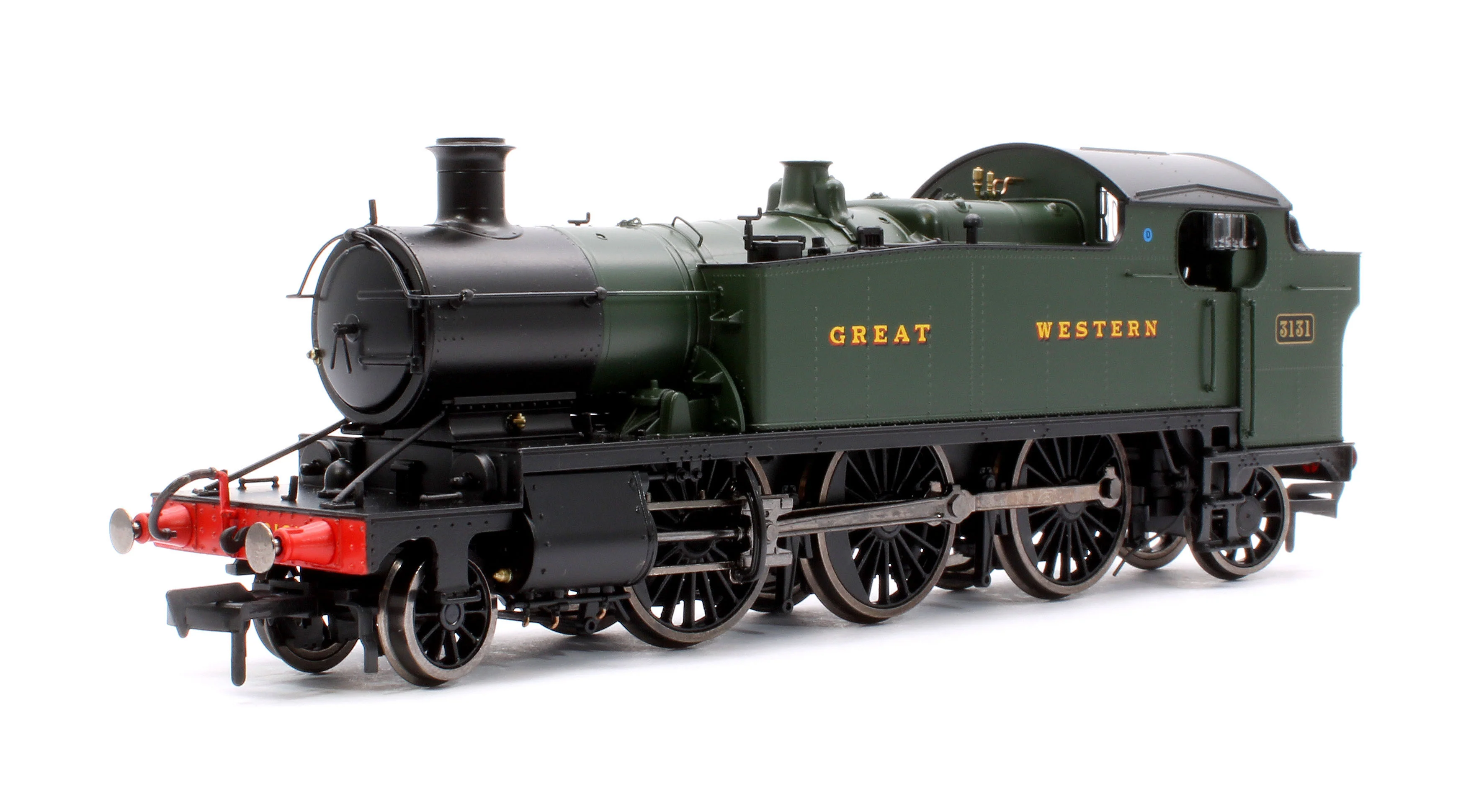 4S-041-009S Large Prairie 3131 GWR Green Great Western Steam Locomotive - DCC Sound