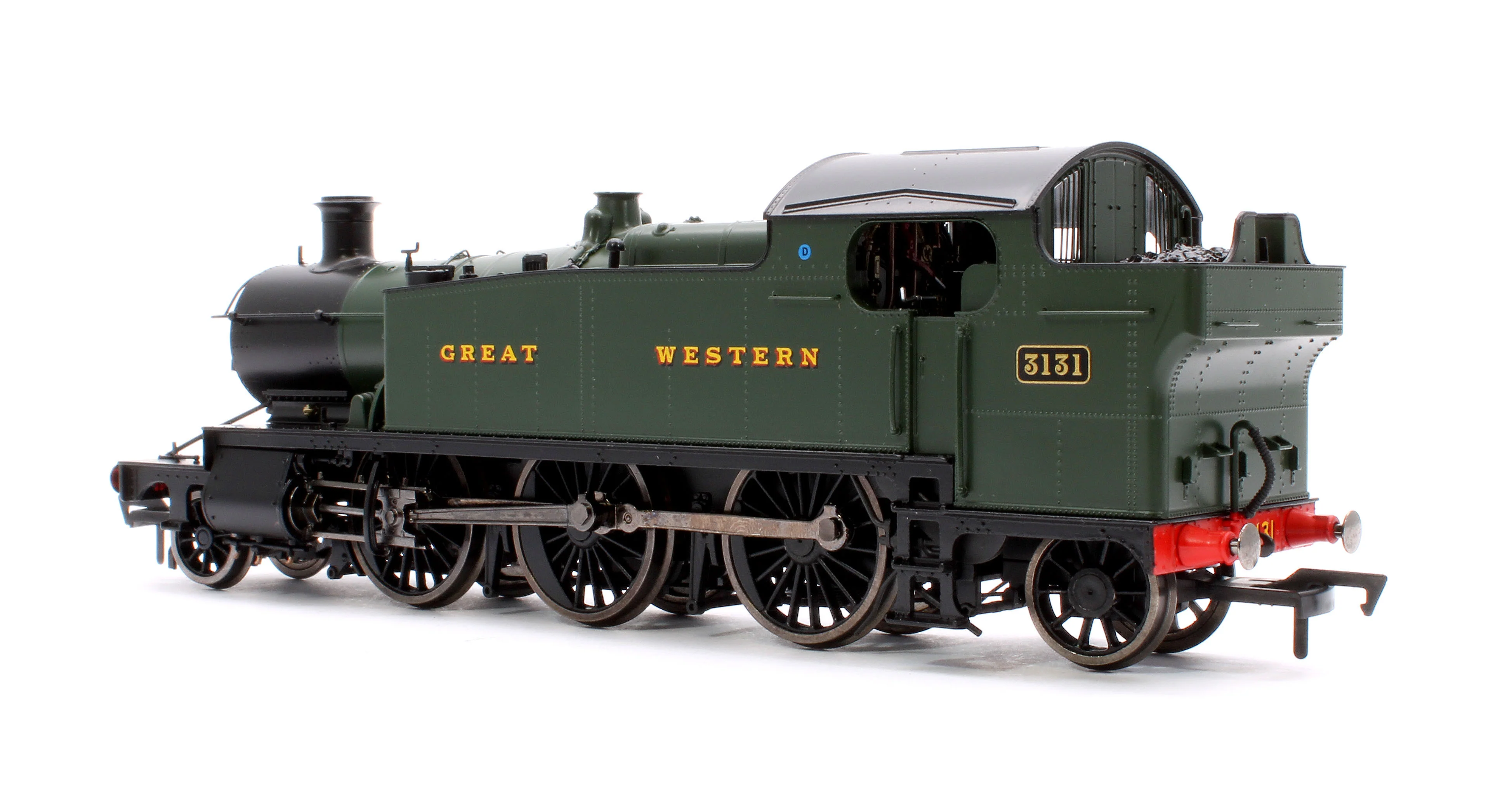 4S-041-009S Large Prairie 3131 GWR Green Great Western Steam Locomotive - DCC Sound - Image 2