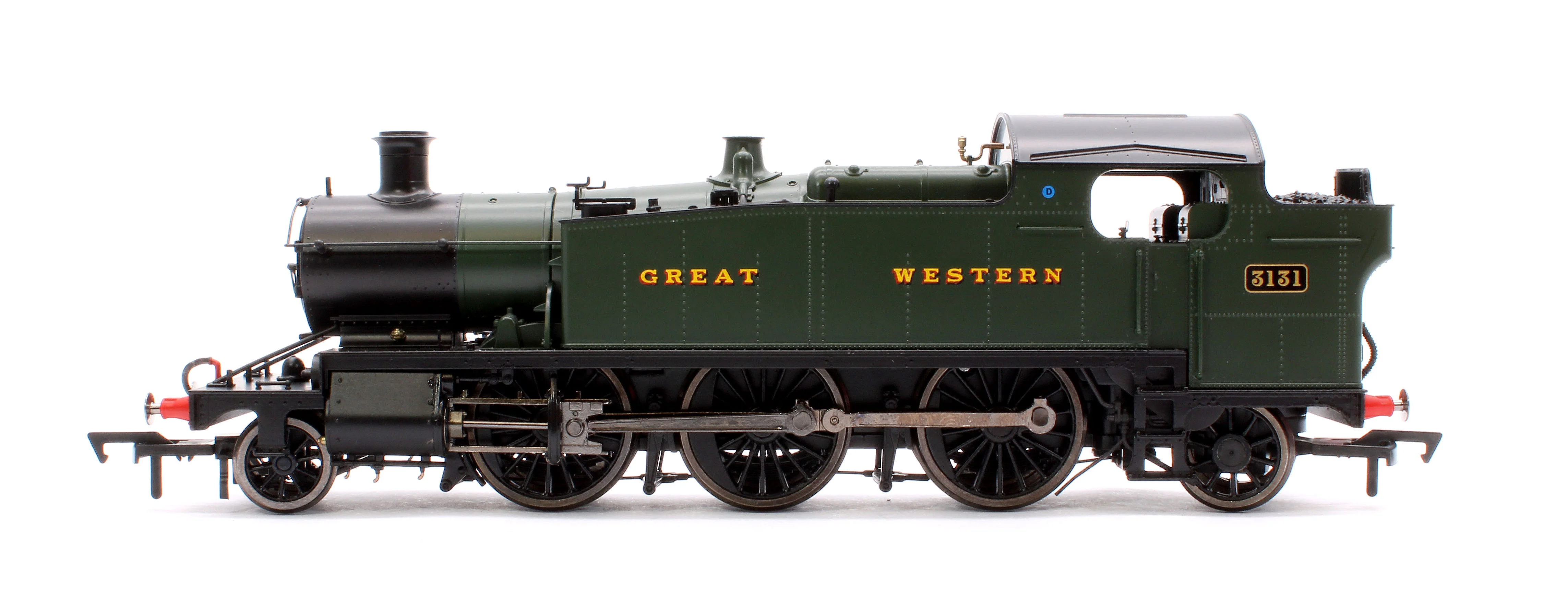 4S-041-009S Large Prairie 3131 GWR Green Great Western Steam Locomotive - DCC Sound - Image 5