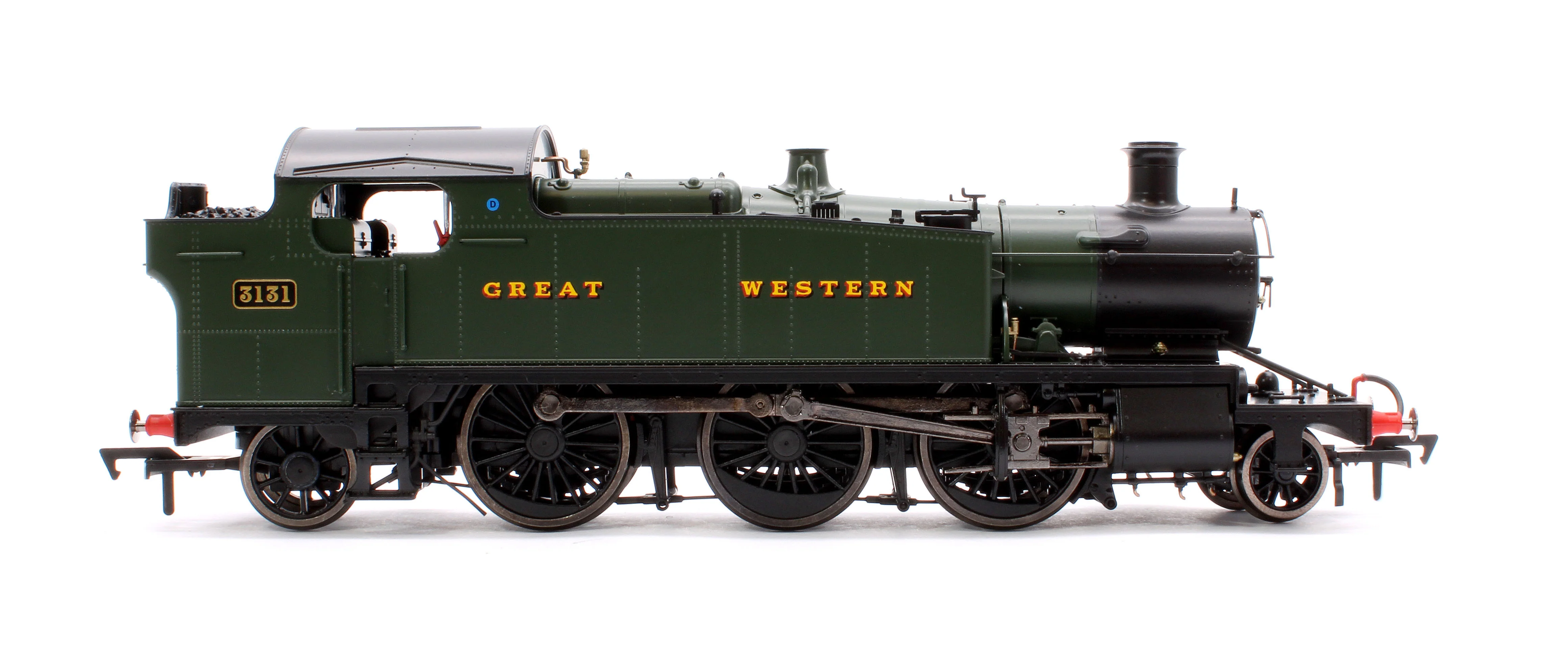 4S-041-009S Large Prairie 3131 GWR Green Great Western Steam Locomotive - DCC Sound - Image 6
