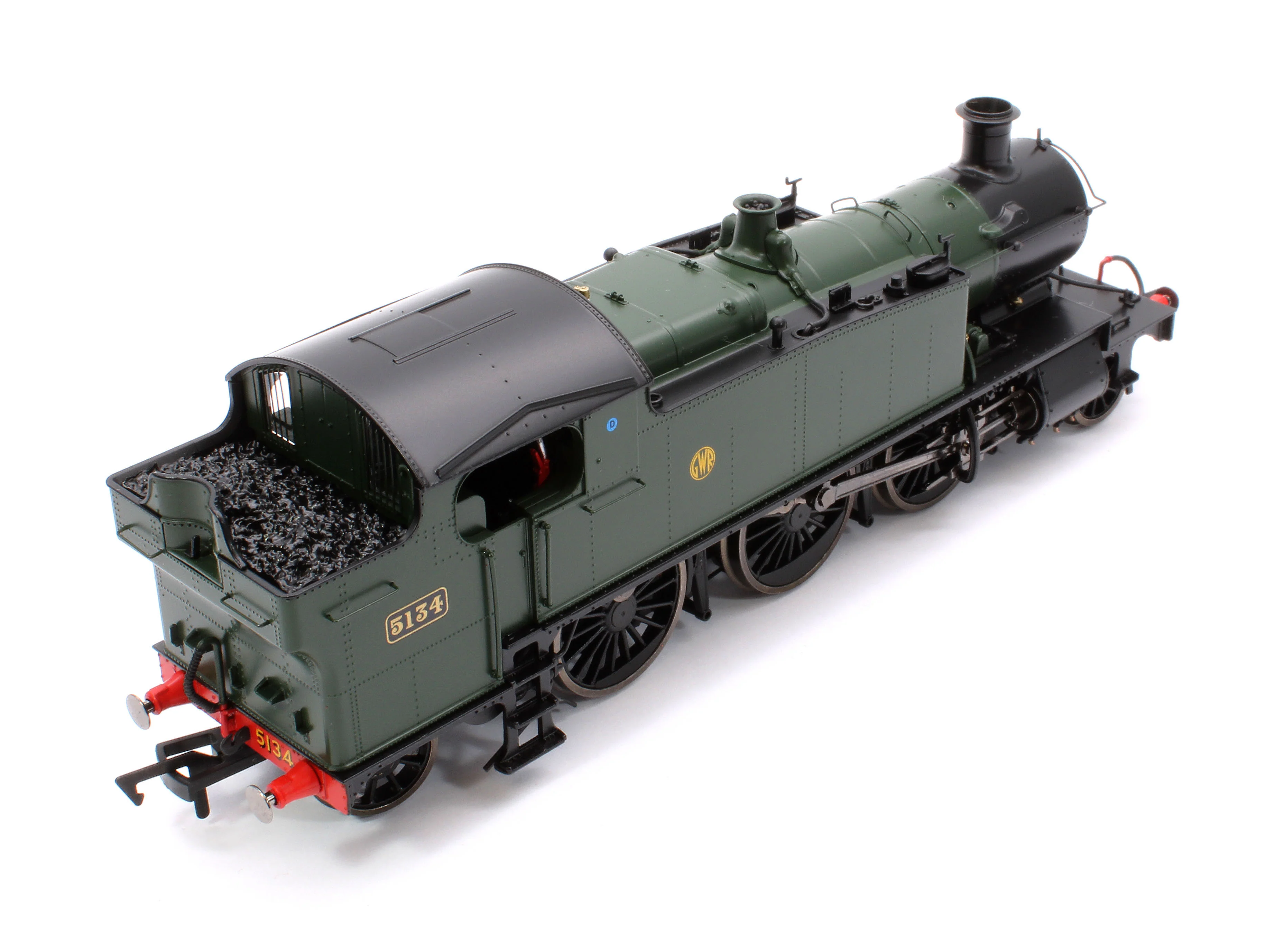 4S-041-010S Large Prairie 5134 GWR Green Shirt Button Steam Locomotive - DCC Sound - Image 10