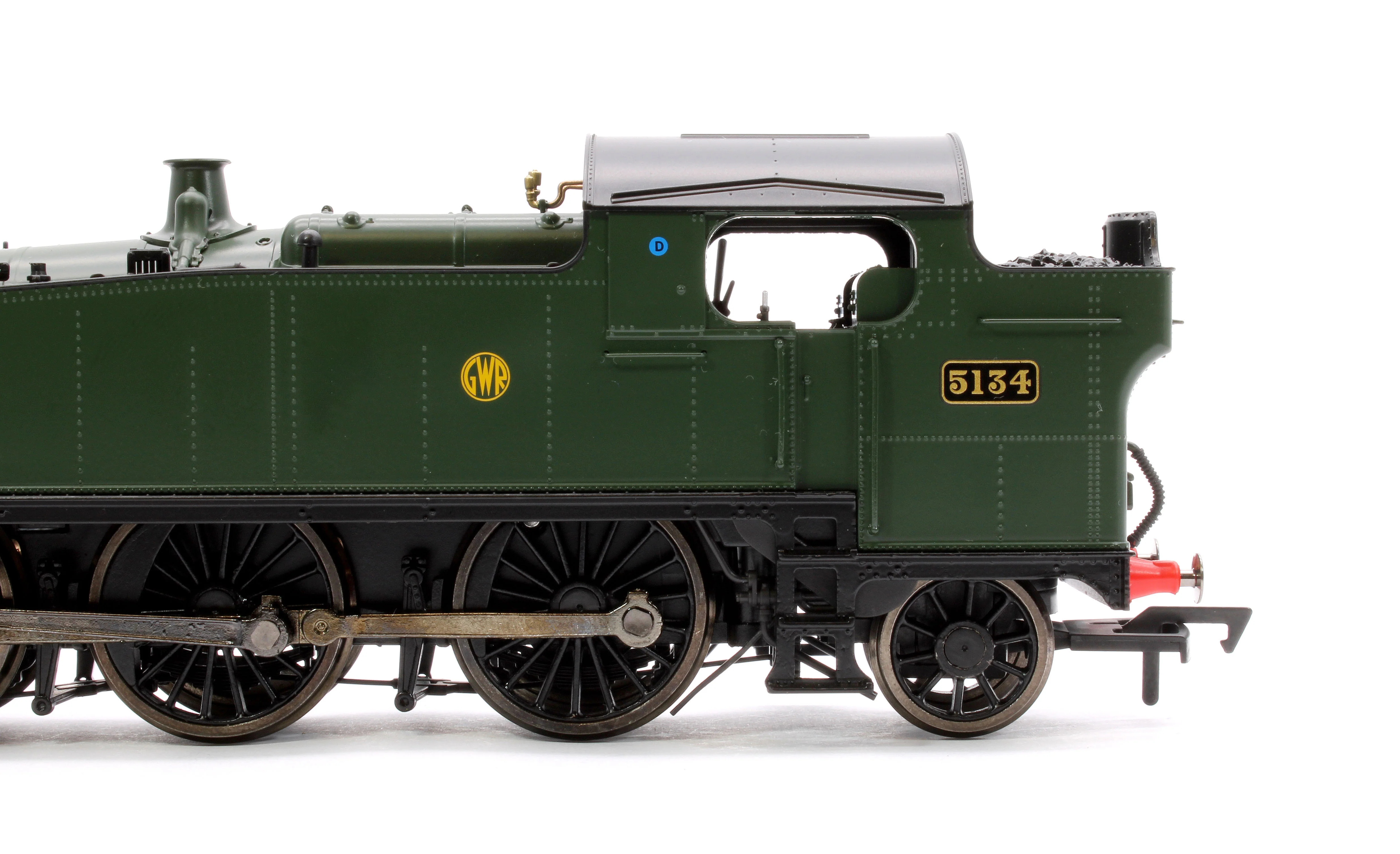 4S-041-010S Large Prairie 5134 GWR Green Shirt Button Steam Locomotive - DCC Sound - Image 8