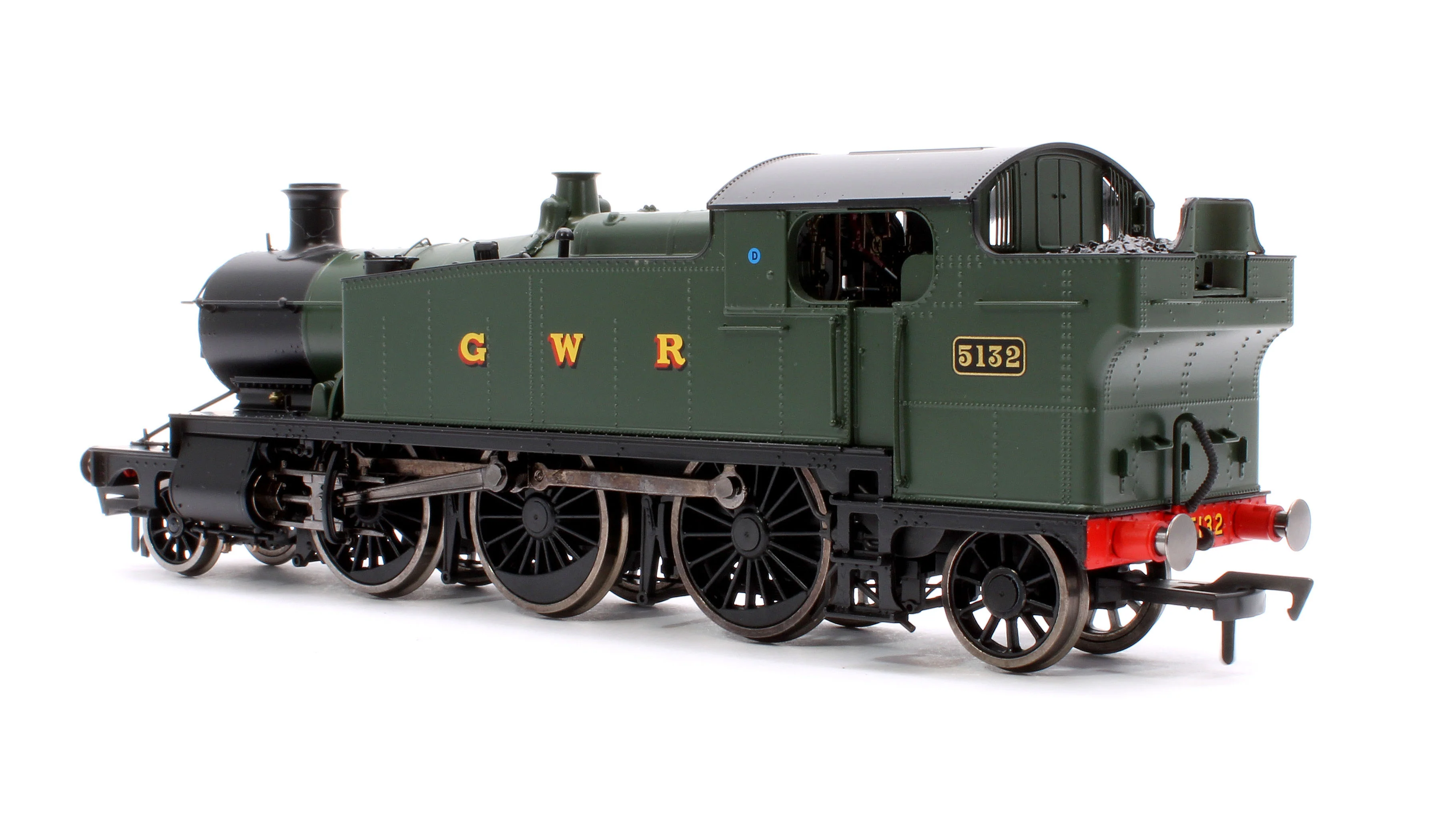 4S-041-011S Large Prairie 5132 GWR Green GWR Steam Locomotive - DCC Sound - Image 2