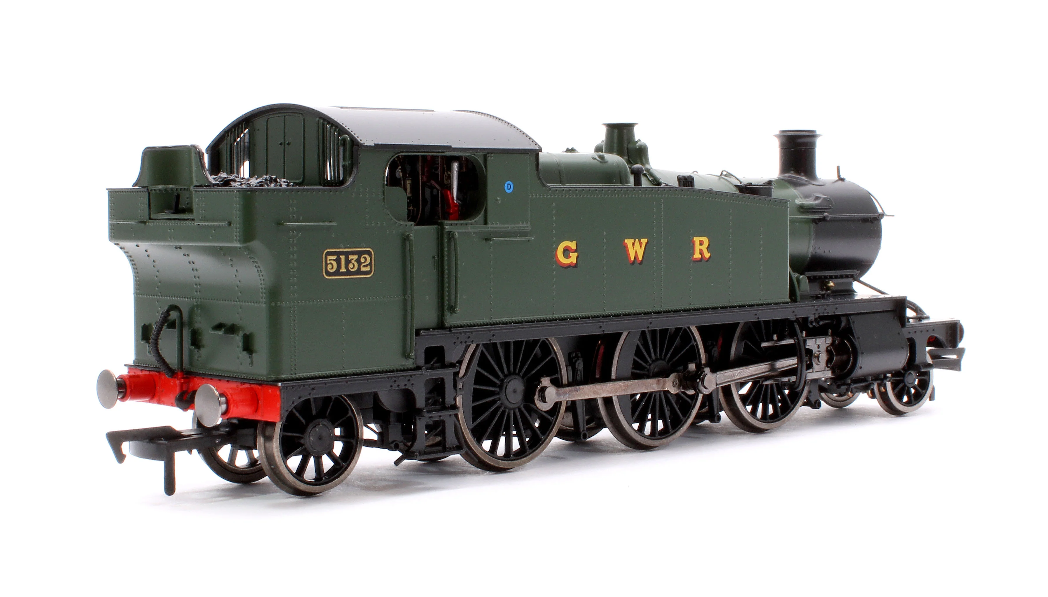 4S-041-011S Large Prairie 5132 GWR Green GWR Steam Locomotive - DCC Sound - Image 3
