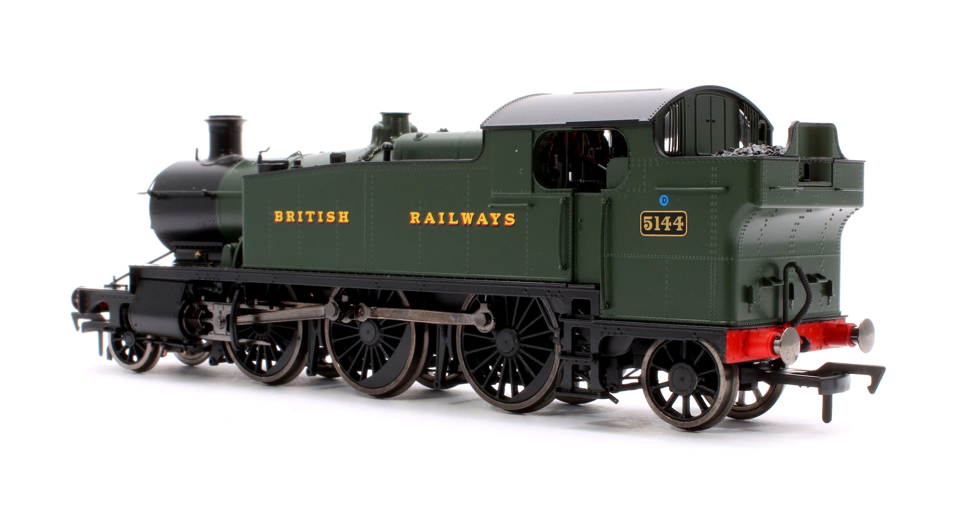 4S-041-012D Large Prairie 5144 GWR Green British Railways Steam Locomotive - DCC Fitted - Image 2