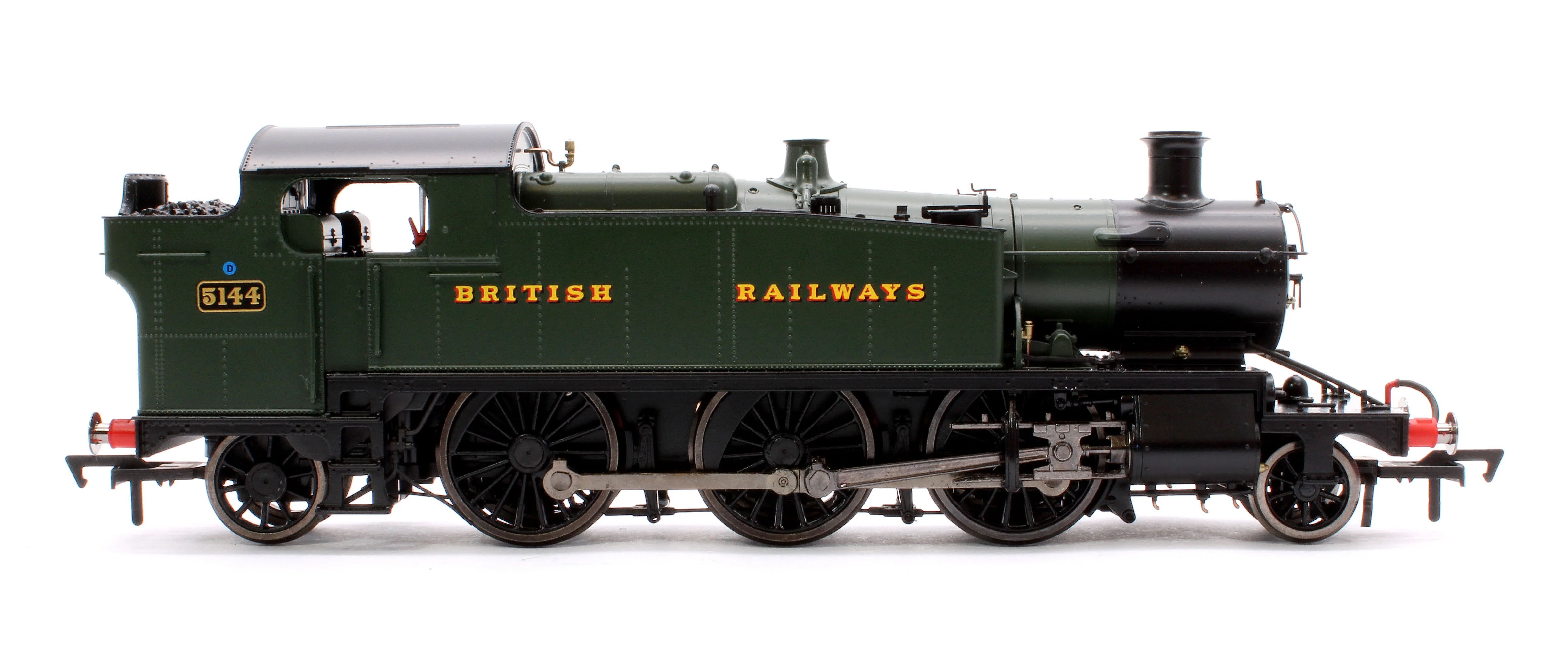 4S-041-012D Large Prairie 5144 GWR Green British Railways Steam Locomotive - DCC Fitted - Image 6