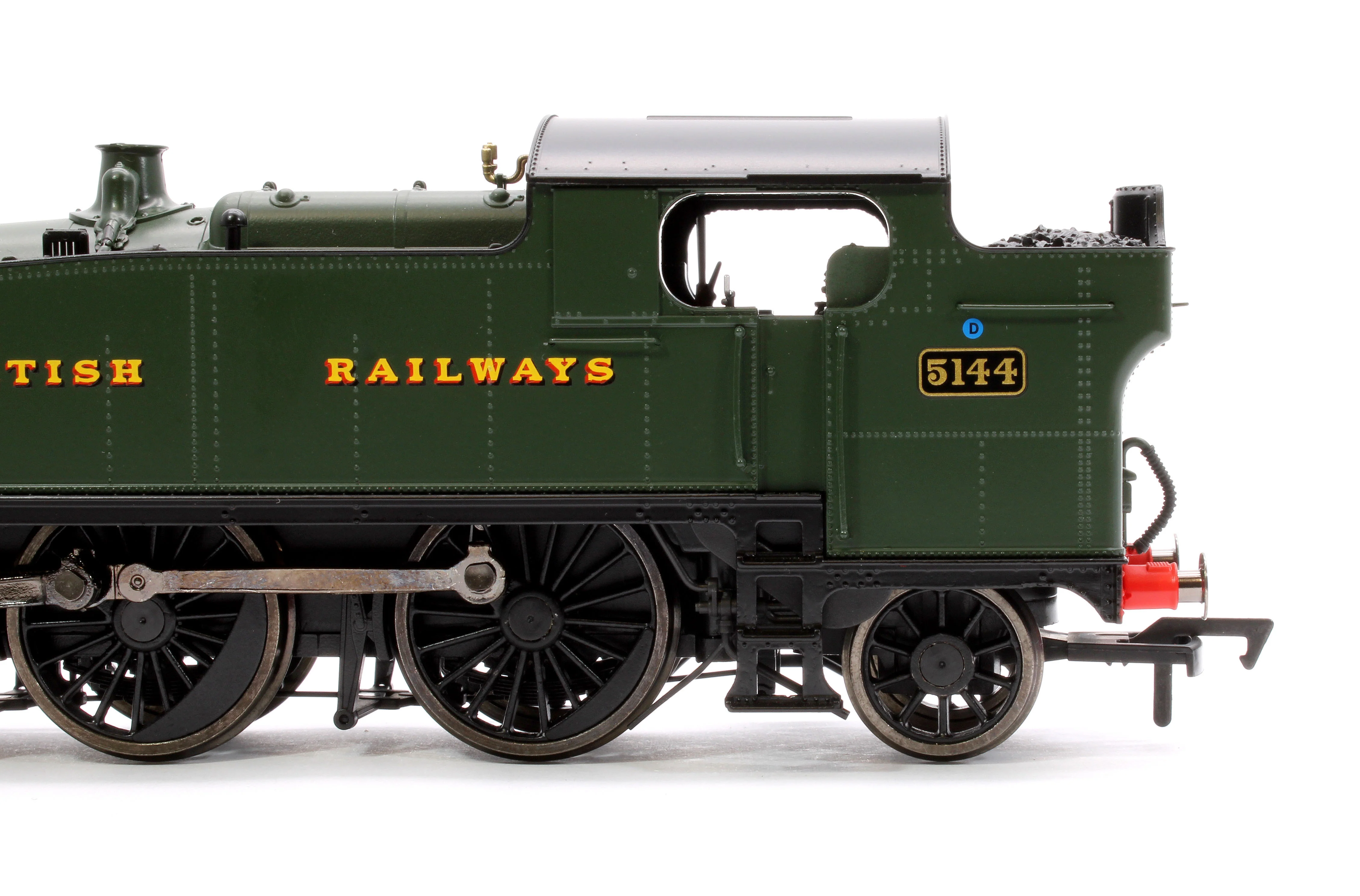 4S-041-012S Large Prairie 5144 GWR Green British Railways Steam Locomotive - DCC Sound - Image 8