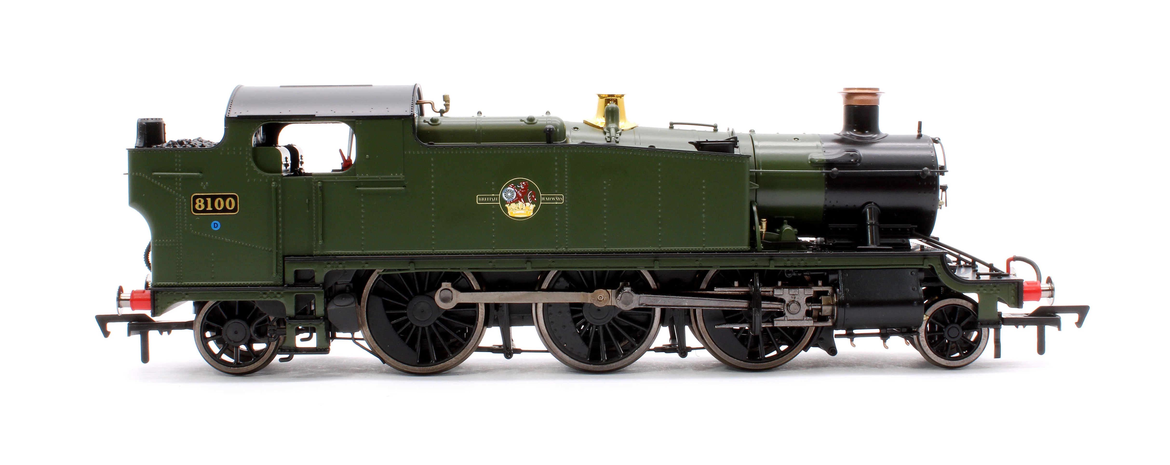 4S-041-014D Large Prairie 8100 BR Green Late Crest Steam Locomotive - DCC Fitted - Image 6