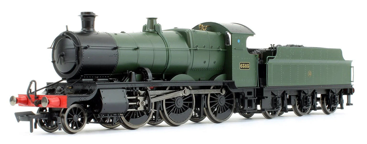 4S-043-002 GWR Mogul 2-6-0 Locomotive #6385 Green with Shirt Button Roundel