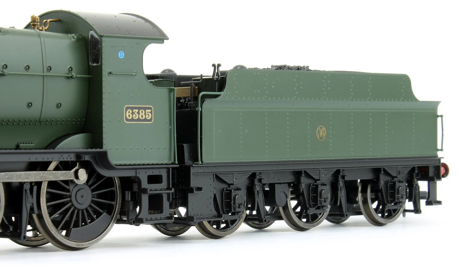4S-043-002 GWR Mogul 2-6-0 Locomotive #6385 Green with Shirt Button Roundel - Image 6