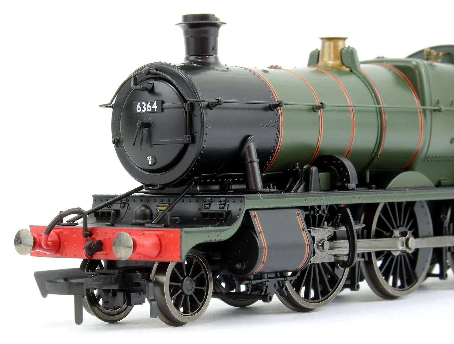 4S-043-005 GWR Mogul 2-6-0 Locomotive #6364 in Lined Green with early Lion & Wheel Crest (BR) - Image 6
