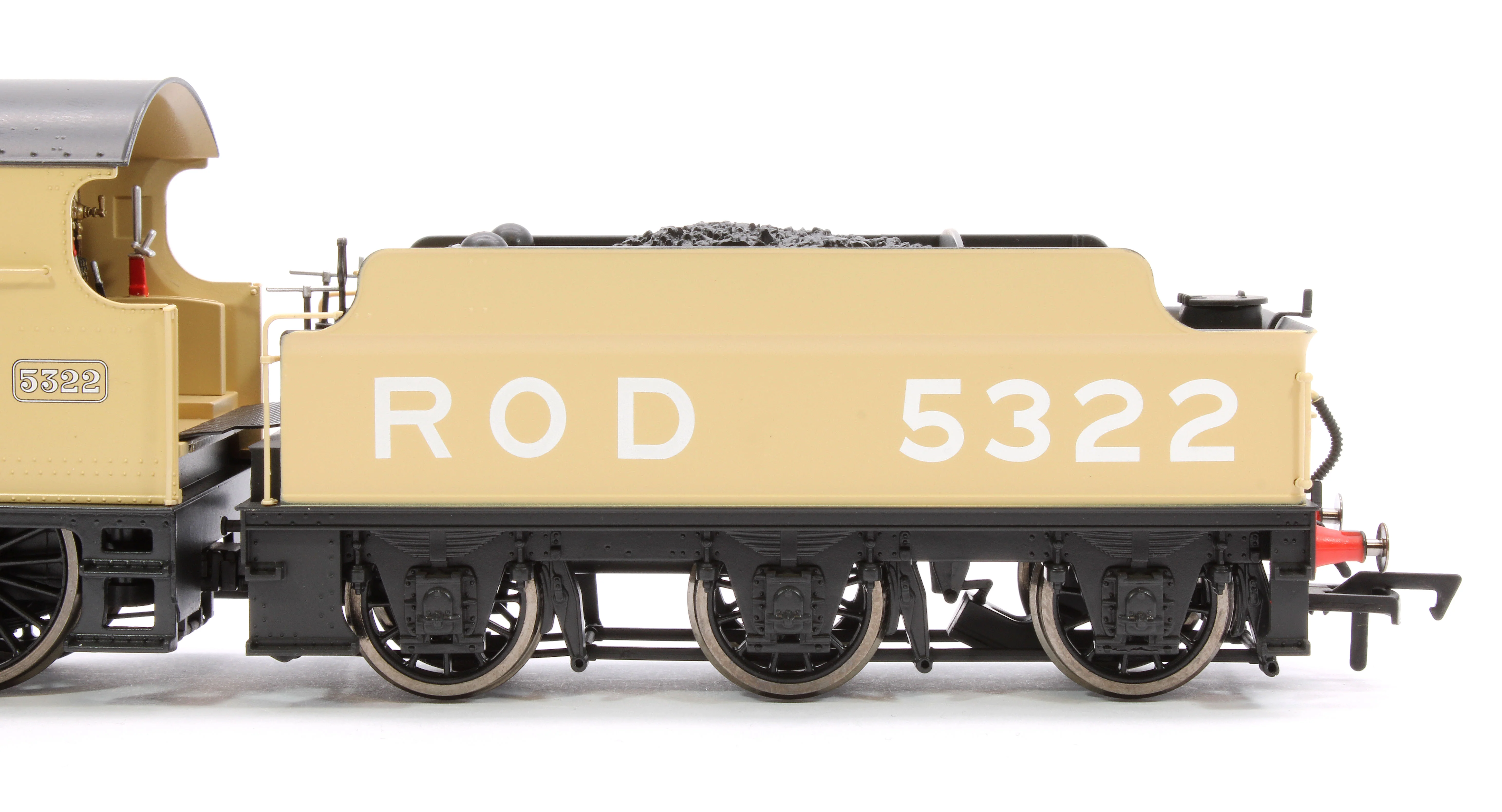 4S-043-008 GWR 43xx 2-6-0 Mogul 5322 Khaki Steam Locomotive - Image 10