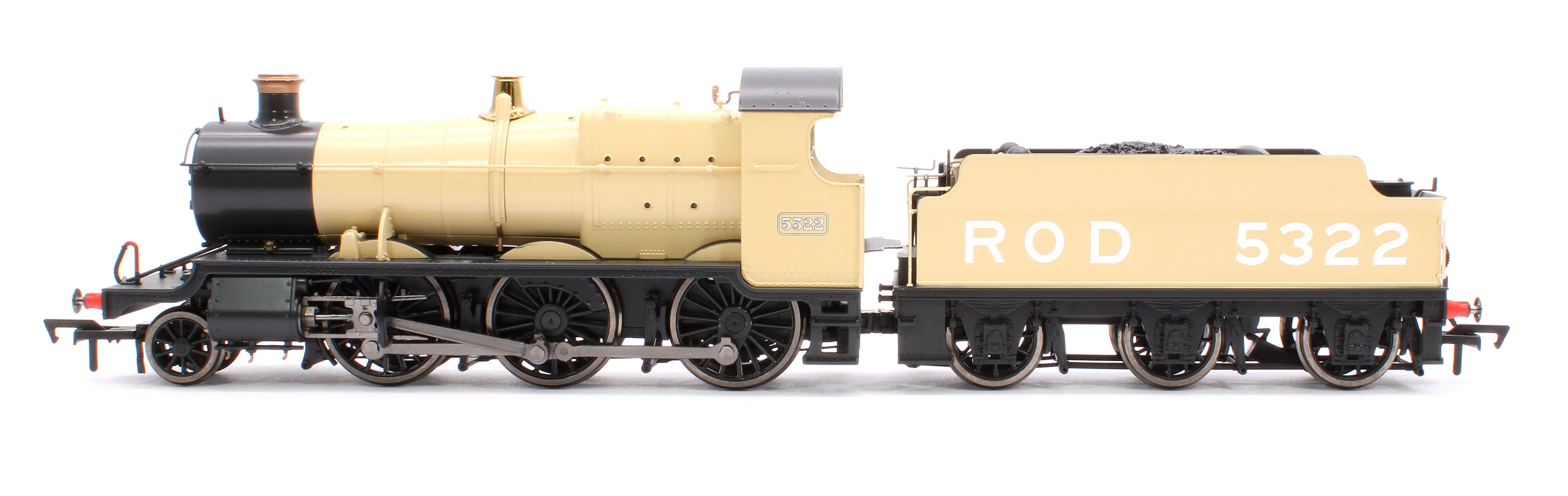 4S-043-008 GWR 43xx 2-6-0 Mogul 5322 Khaki Steam Locomotive - Image 5