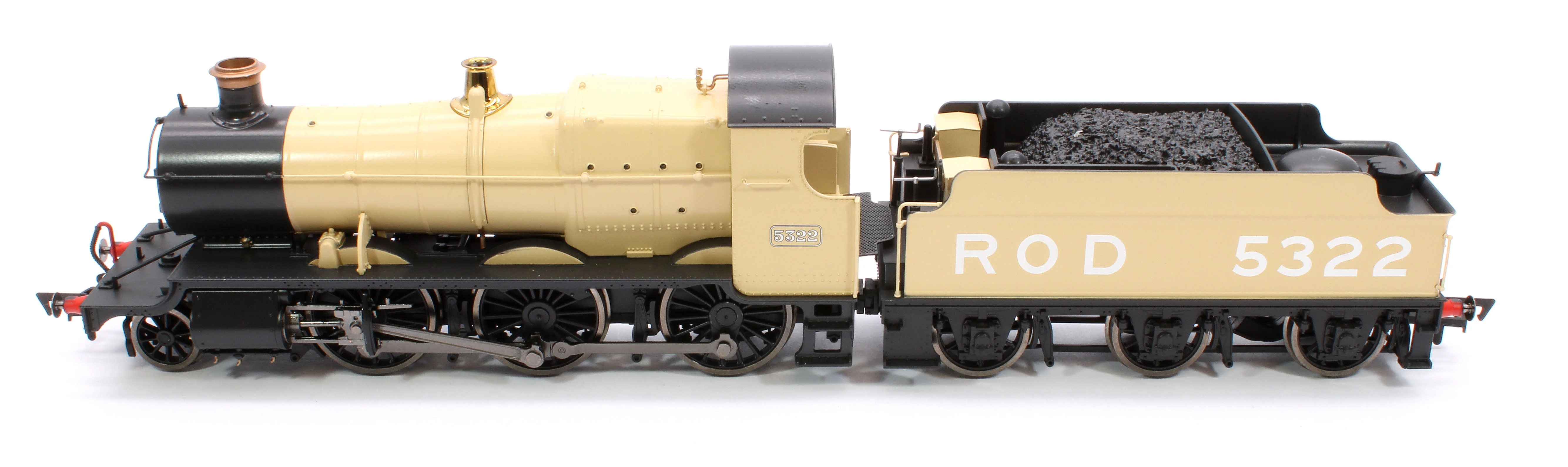 4S-043-008S GWR 43xx 2-6-0 Mogul 5322 Khaki Steam Locomotive - DCC Sound - Image 11
