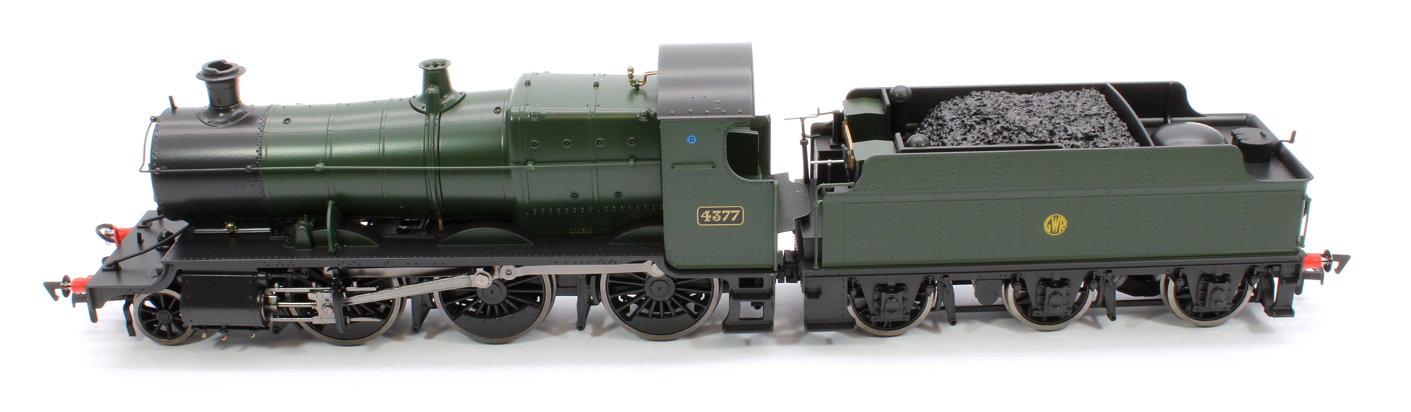 4S-043-011 GWR 43xx 2-6-0 Mogul 4377 GWR Shirt Button Steam Locomotive - Image 11