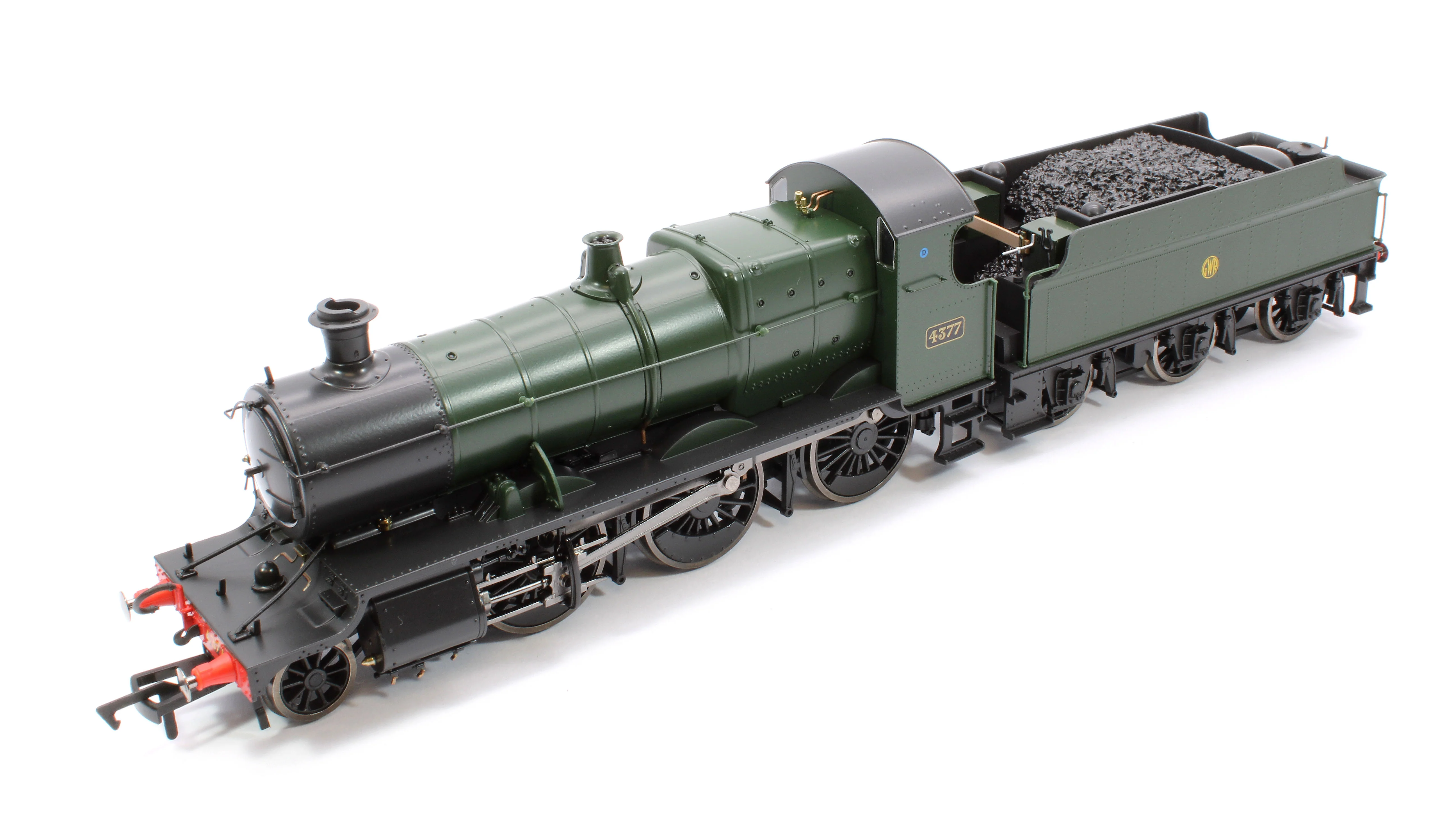 4S-043-011 GWR 43xx 2-6-0 Mogul 4377 GWR Shirt Button Steam Locomotive - Image 13