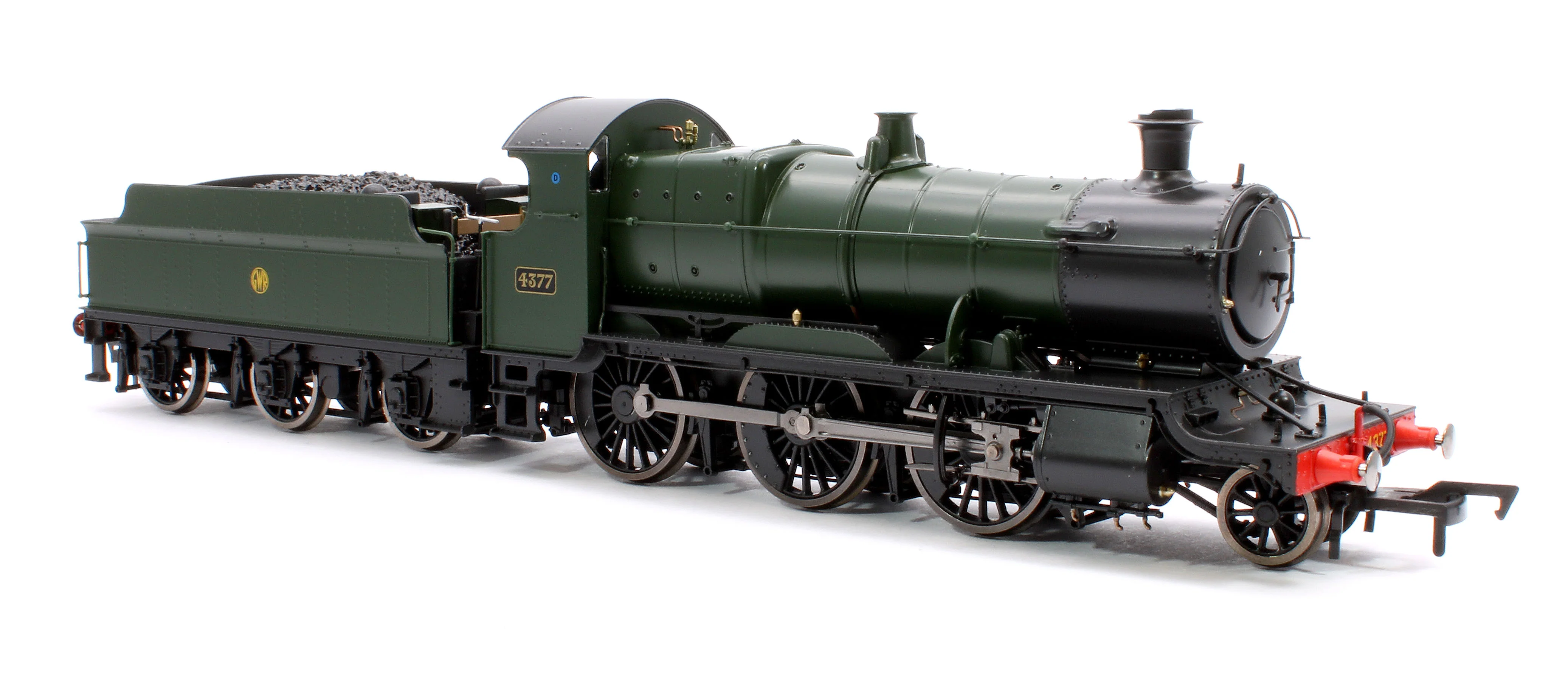 4S-043-011 GWR 43xx 2-6-0 Mogul 4377 GWR Shirt Button Steam Locomotive - Image 4