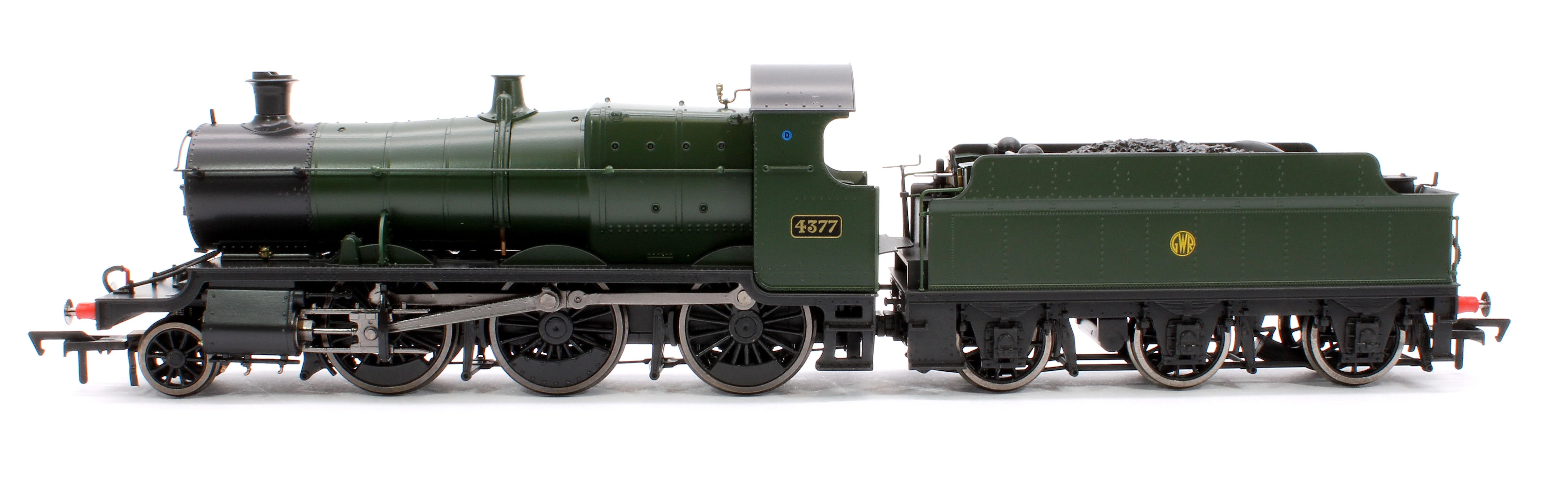 4S-043-011 GWR 43xx 2-6-0 Mogul 4377 GWR Shirt Button Steam Locomotive - Image 5