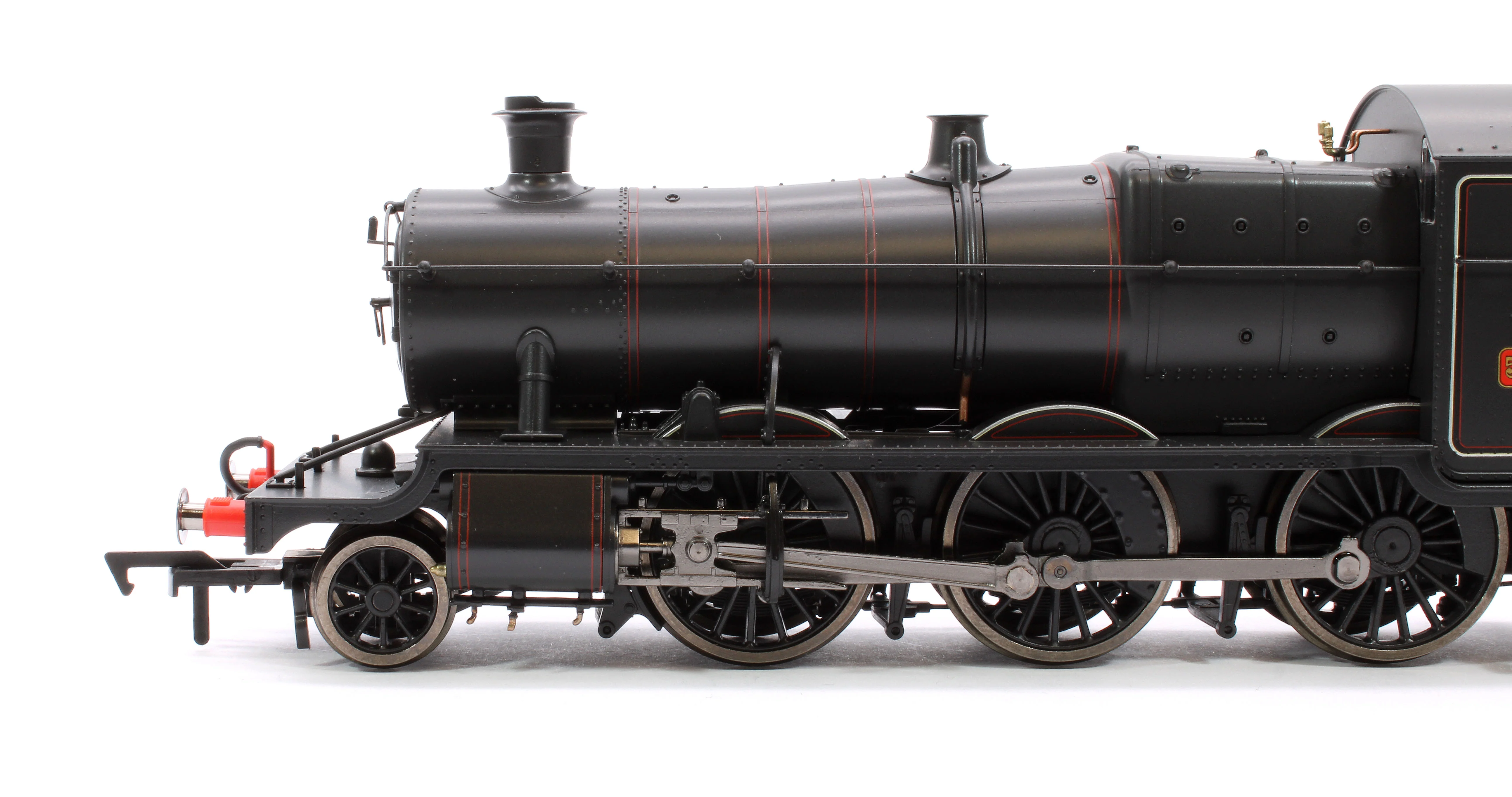 4S-043-013 GWR 43xx 2-6-0 Mogul 5370 BR Lined Black Early Crest Steam Locomotive - Image 6