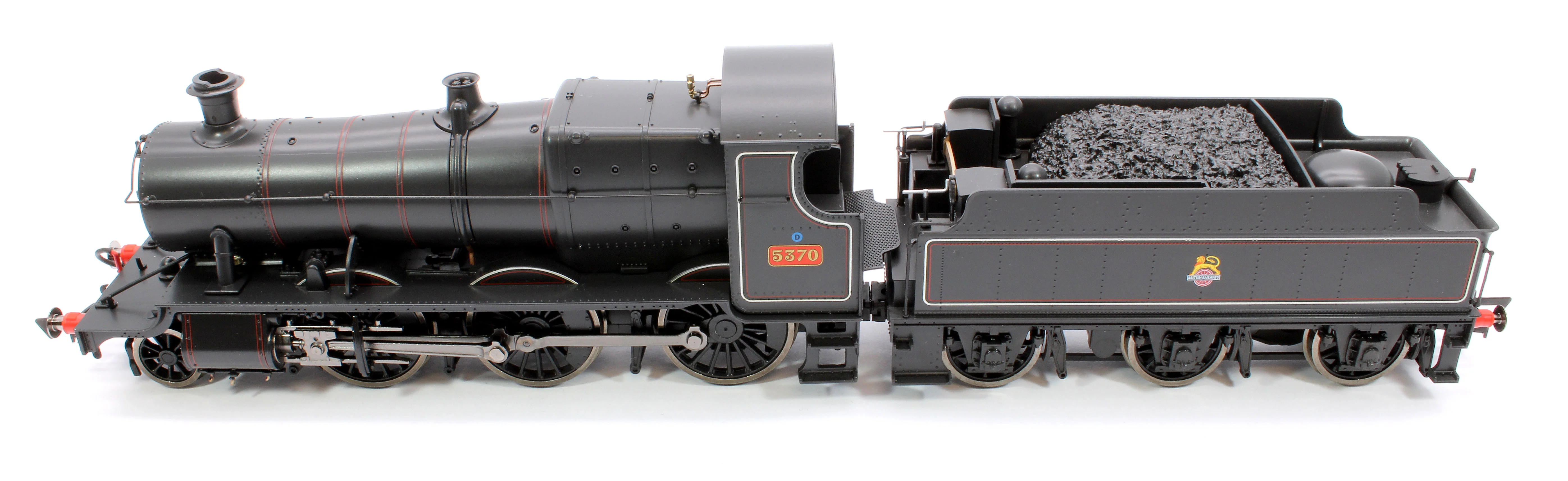 4S-043-013D GWR 43xx 2-6-0 Mogul 5370 BR Lined Black Early Crest Steam Locomotive - DCC Fitted - Image 11