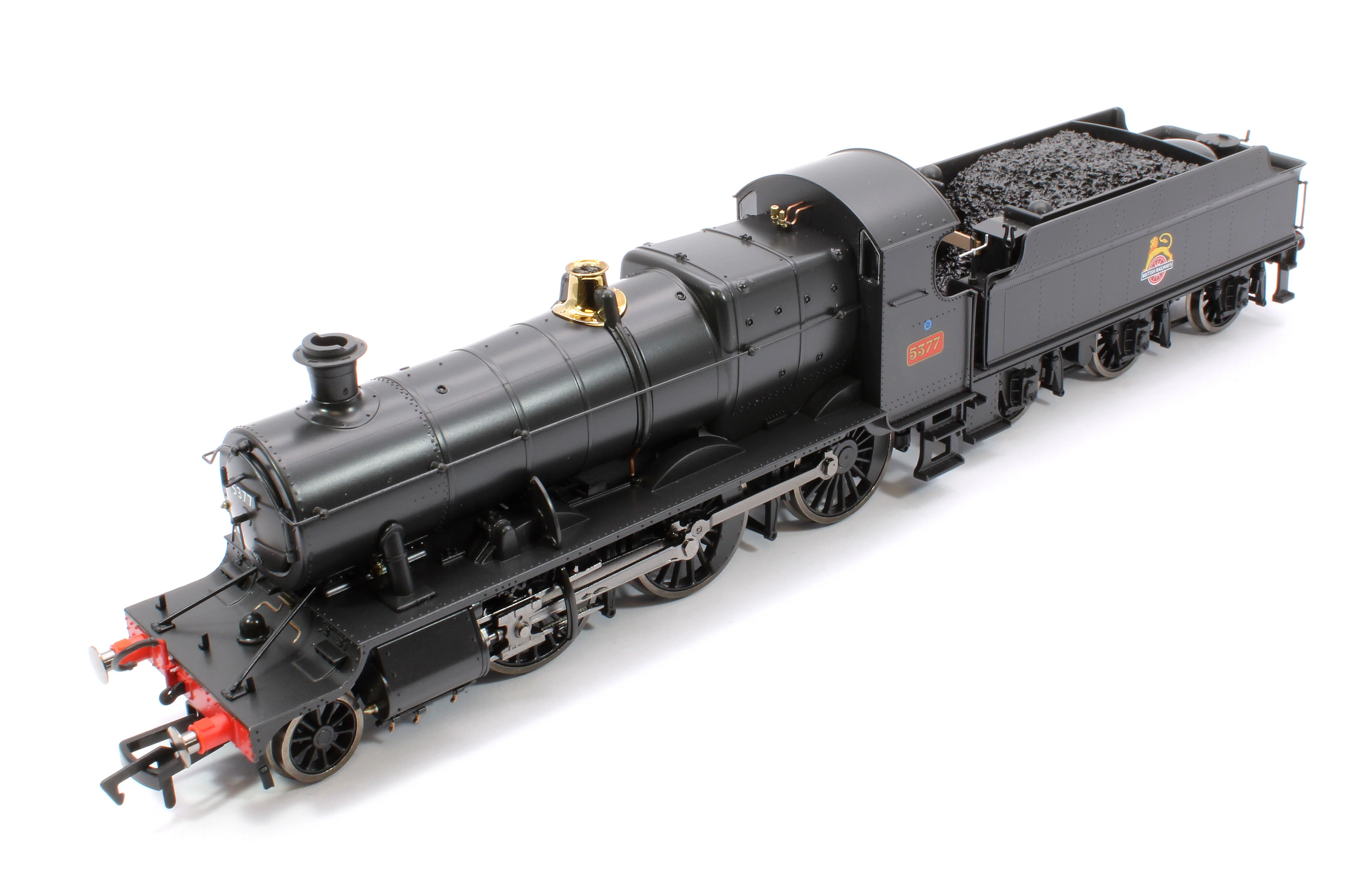 4S-043-014 GWR 43xx 2-6-0 Mogul 5377 BR Black Early Crest Steam Locomotive - Image 13