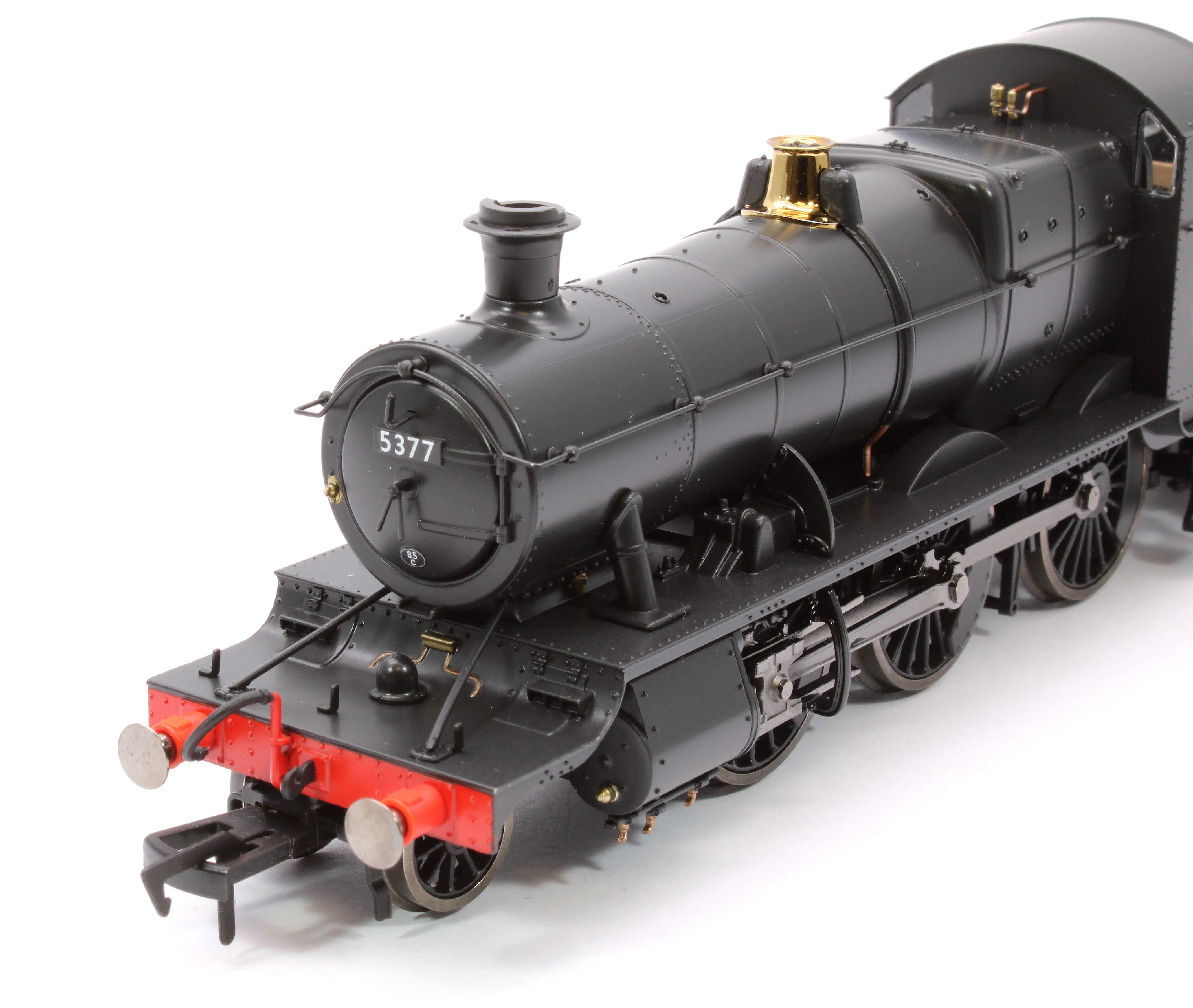 4S-043-014D GWR 43xx 2-6-0 Mogul 5377 BR Black Early Crest Steam Locomotive - DCC Fitted - Image 9