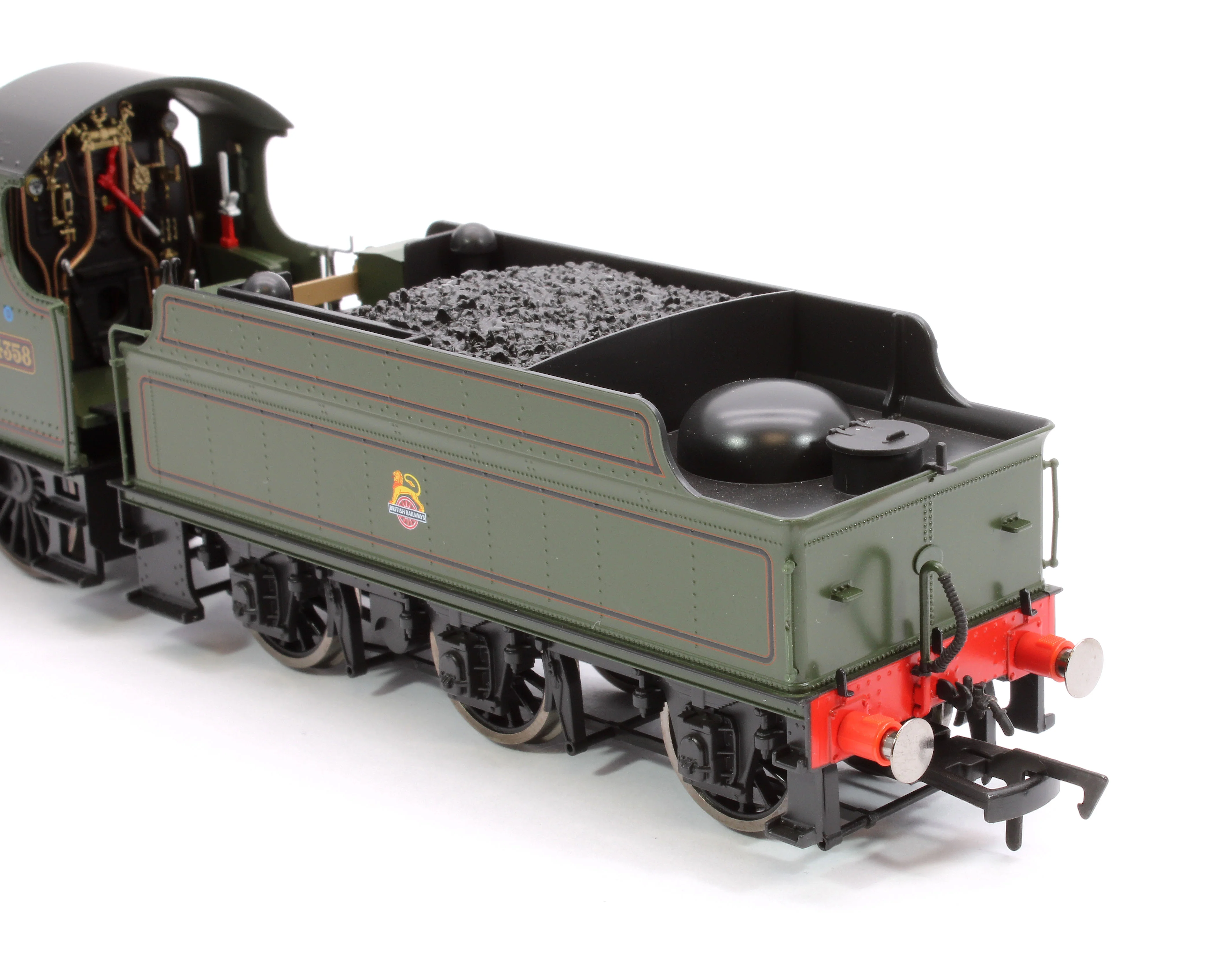 4S-043-015 GWR 43xx 2-6-0 Mogul 4358 BR Lined Green Early Crest Steam Locomotive - Image 10
