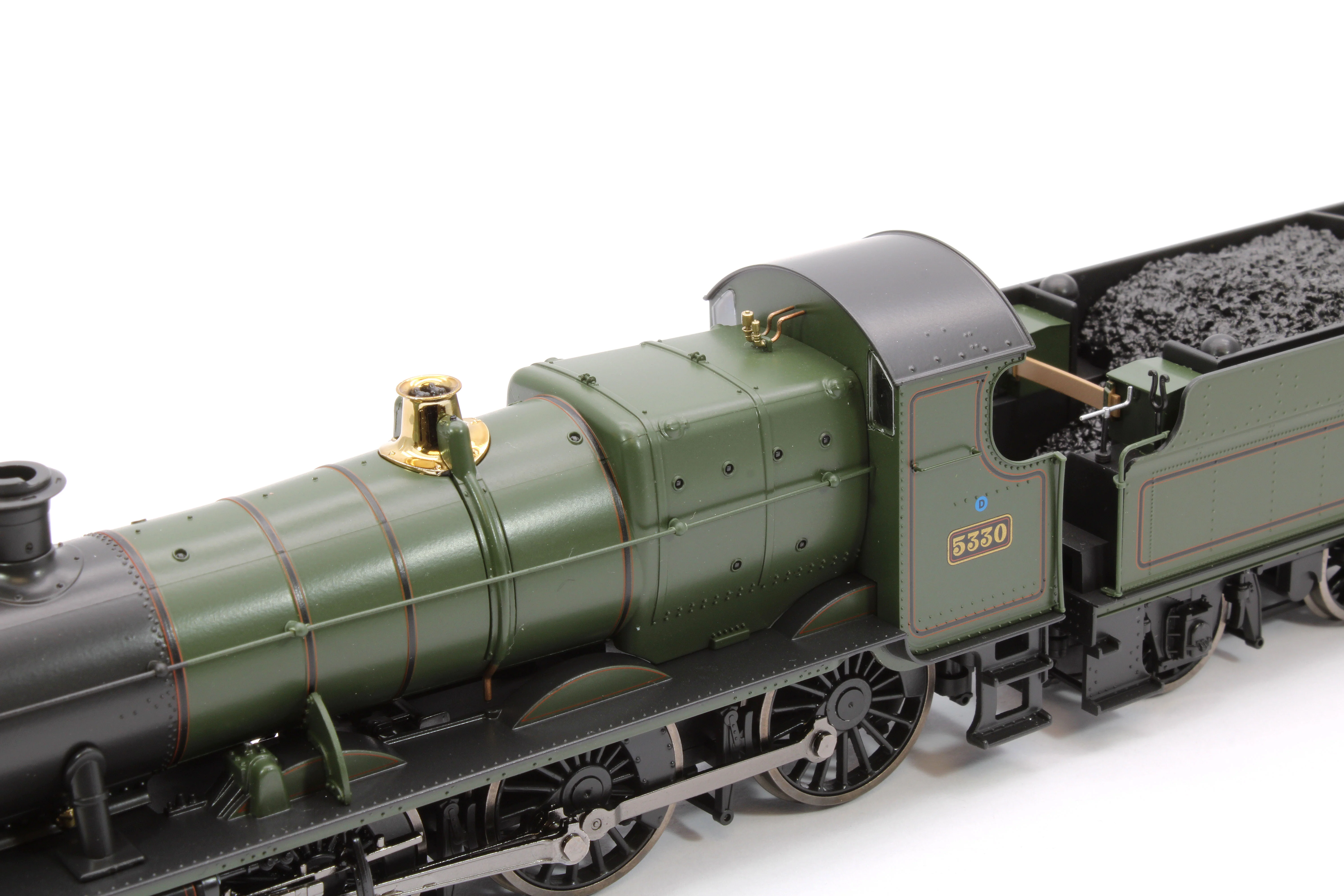 4S-043-016 GWR 43xx 2-6-0 Mogul 5330 BR Lined Green Late Crest Steam Locomotive - Image 12