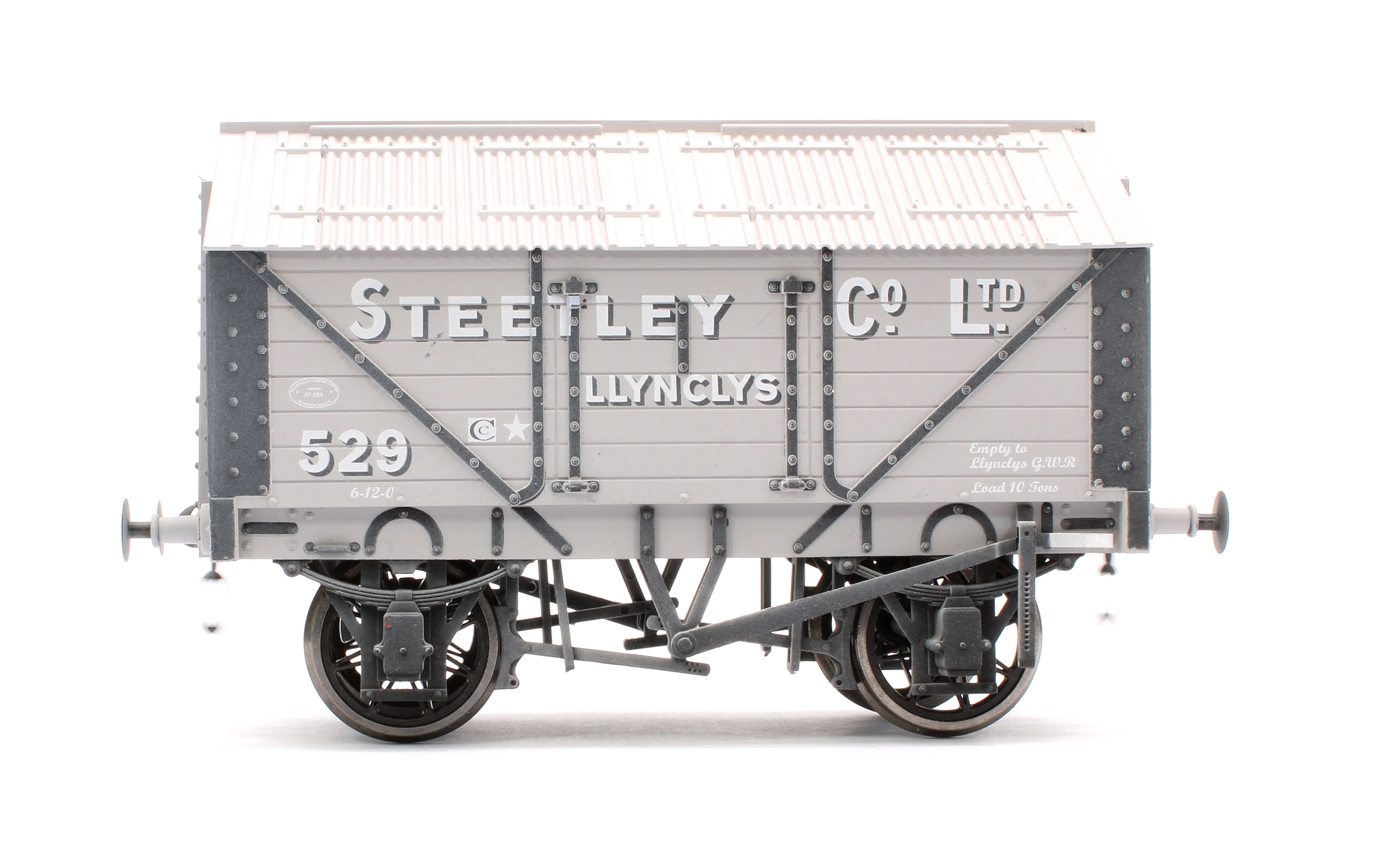 7F-017-002W Lime Van Steetley Co Llynclys No. 529 - Weathered - Image 2