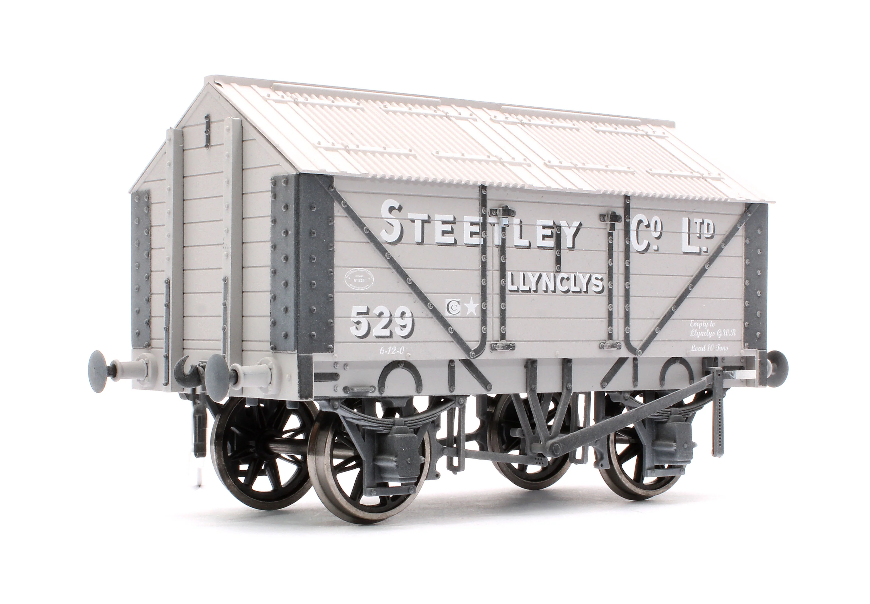 7F-017-002W Lime Van Steetley Co Llynclys No. 529 - Weathered - Image 3