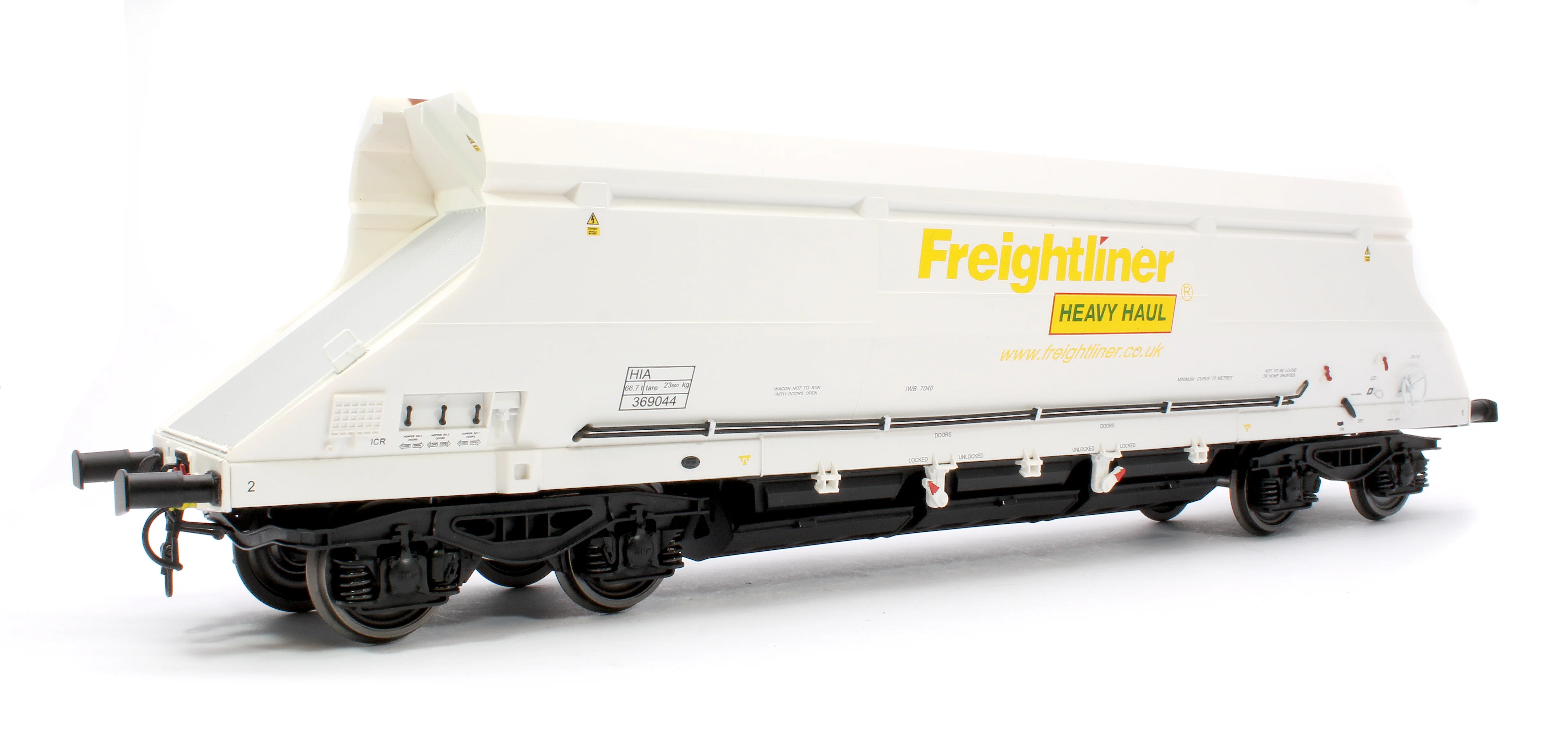 7F-026-004 HIA Freightliner White Heavy Haul Limestone Hopper 369044