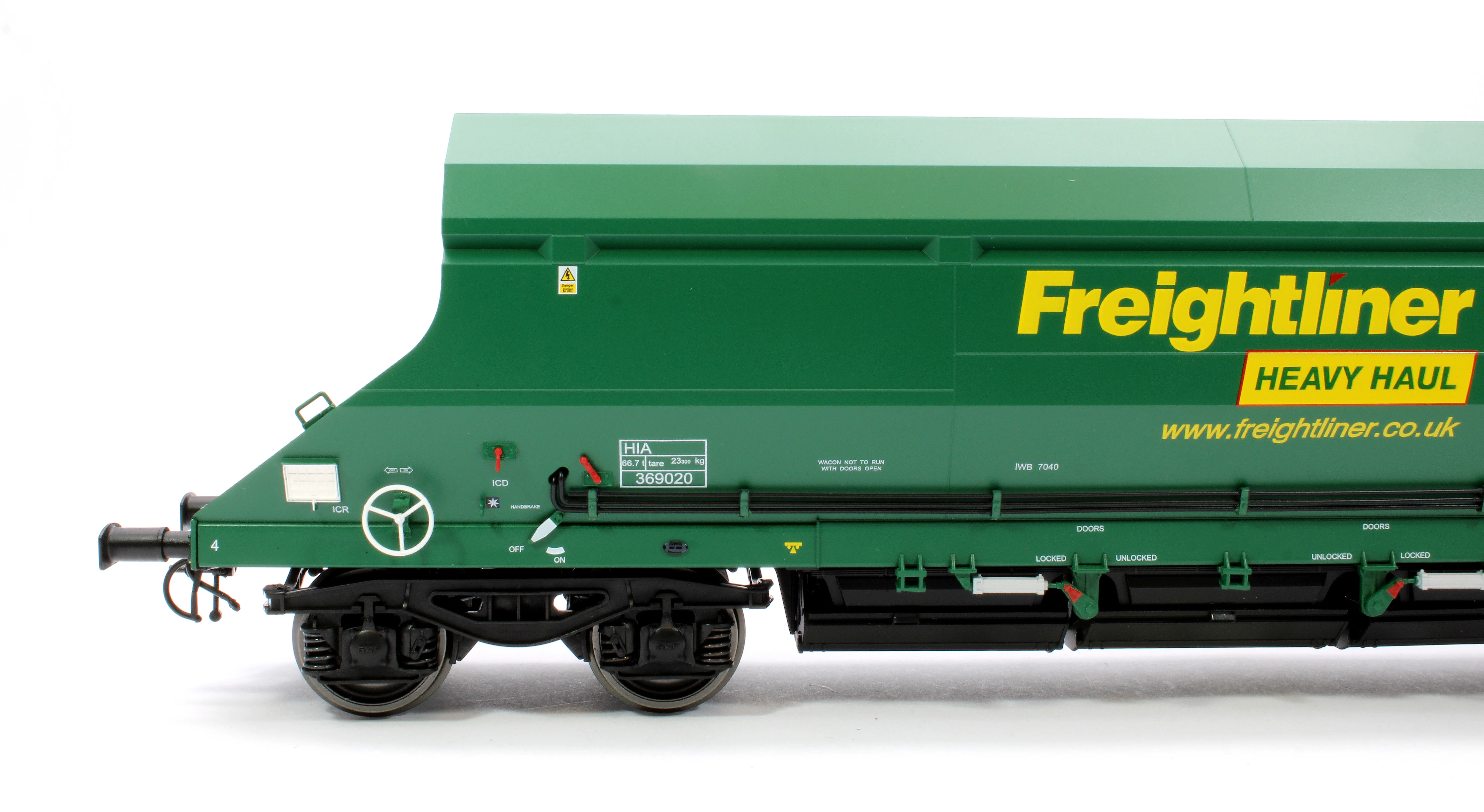 7F-026-006 HIA Freightliner Green Heavy Haul Limestone Hopper 369020 - Image 4