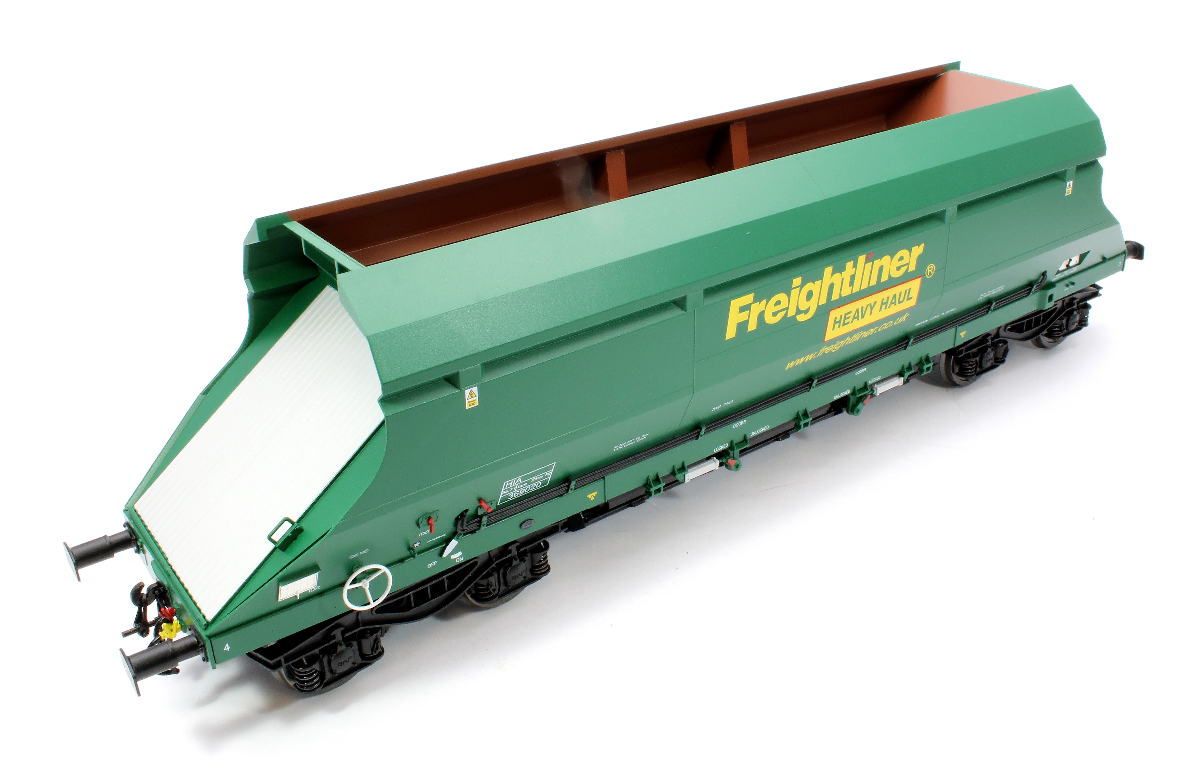 7F-026-006 HIA Freightliner Green Heavy Haul Limestone Hopper 369020 - Image 5