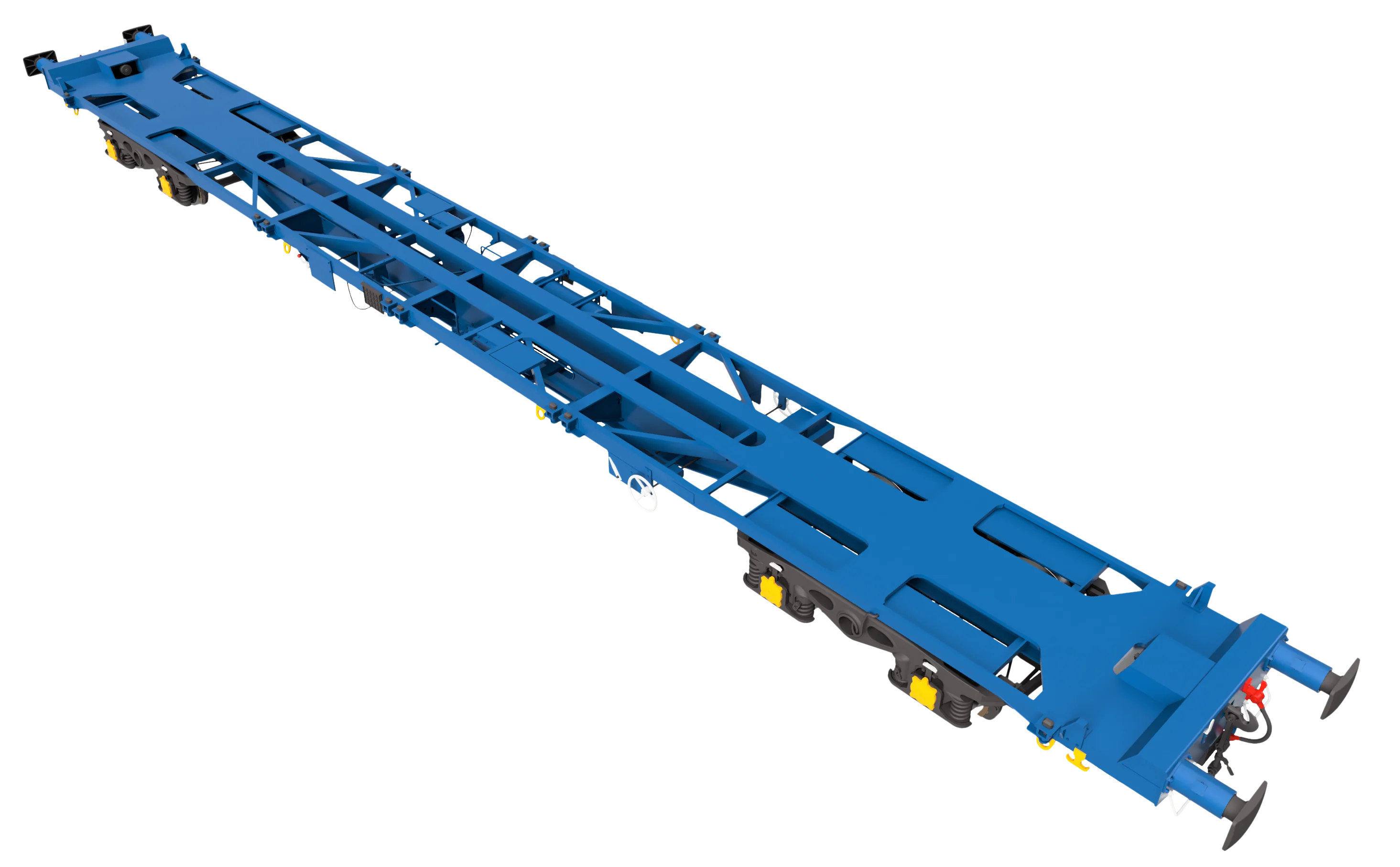7F-042-020 KFA 93262 Network Rail Yellow GPS Bogies Black Body - Image 4