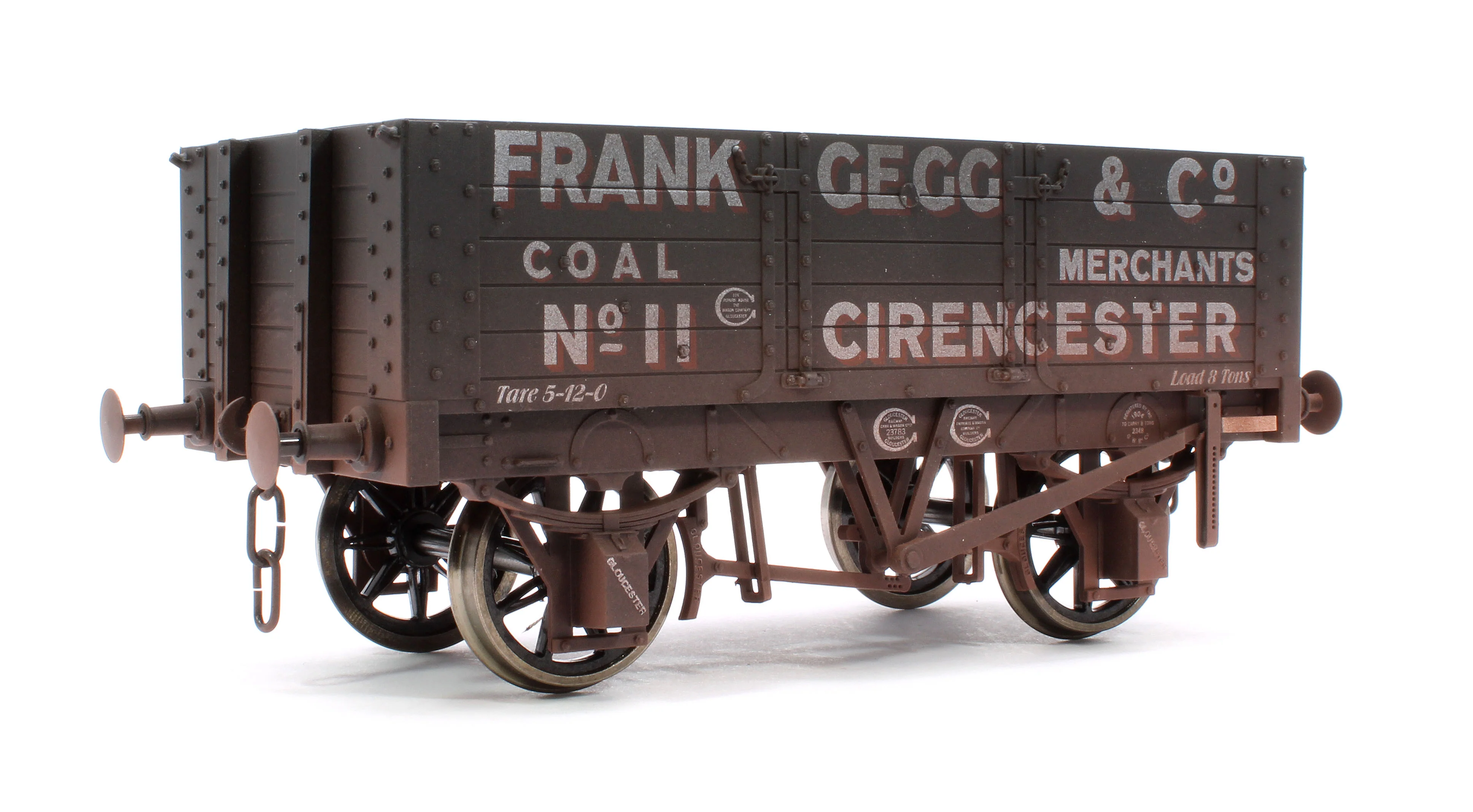 7F-052-011W 5 Plank 9 Ft Frank Gegg No11 - Weathered