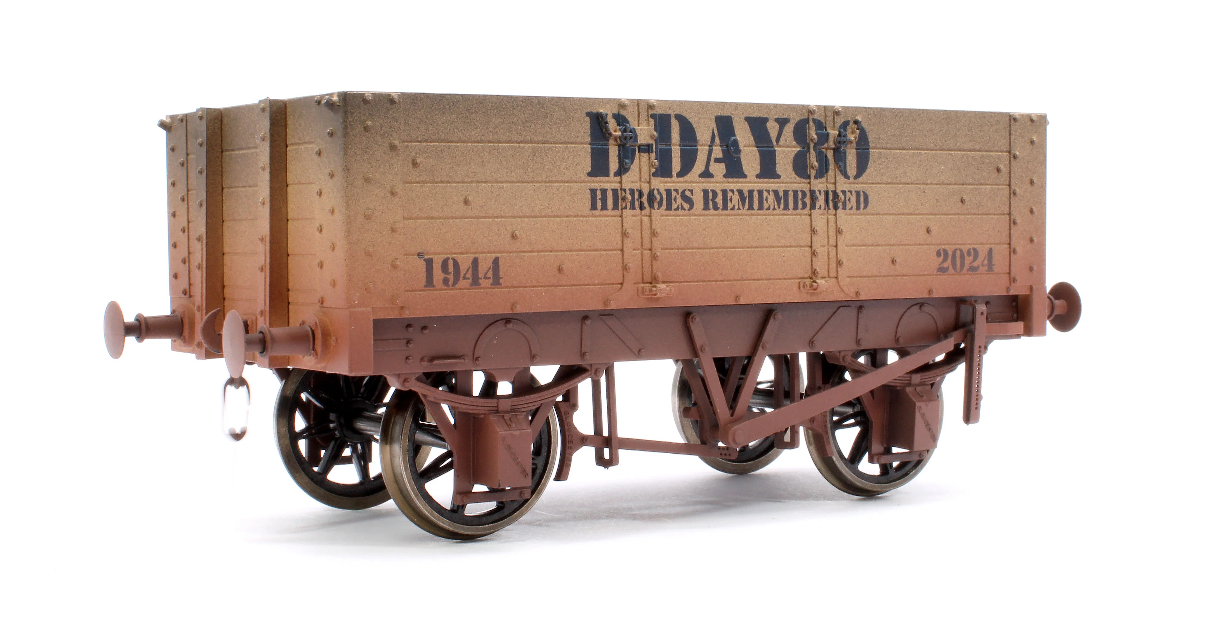 7F-052-015W 5 Plank 9'Ft D Day 80th Anniversary - Weathered