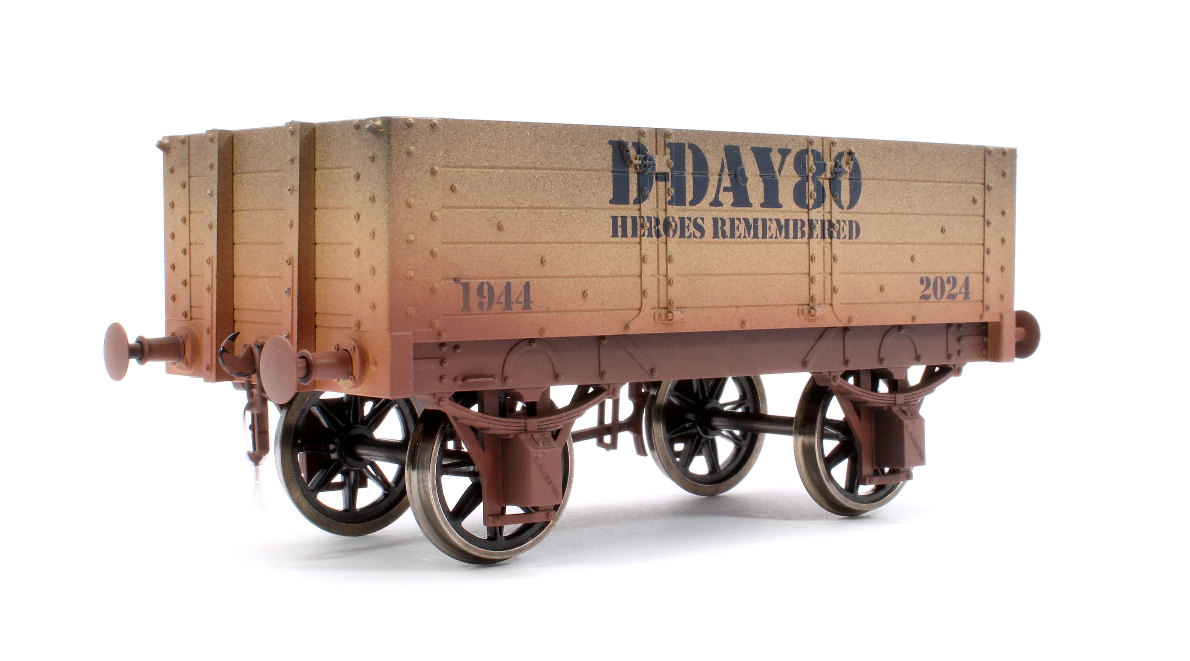 7F-052-015W 5 Plank 9'Ft D Day 80th Anniversary - Weathered - Image 3
