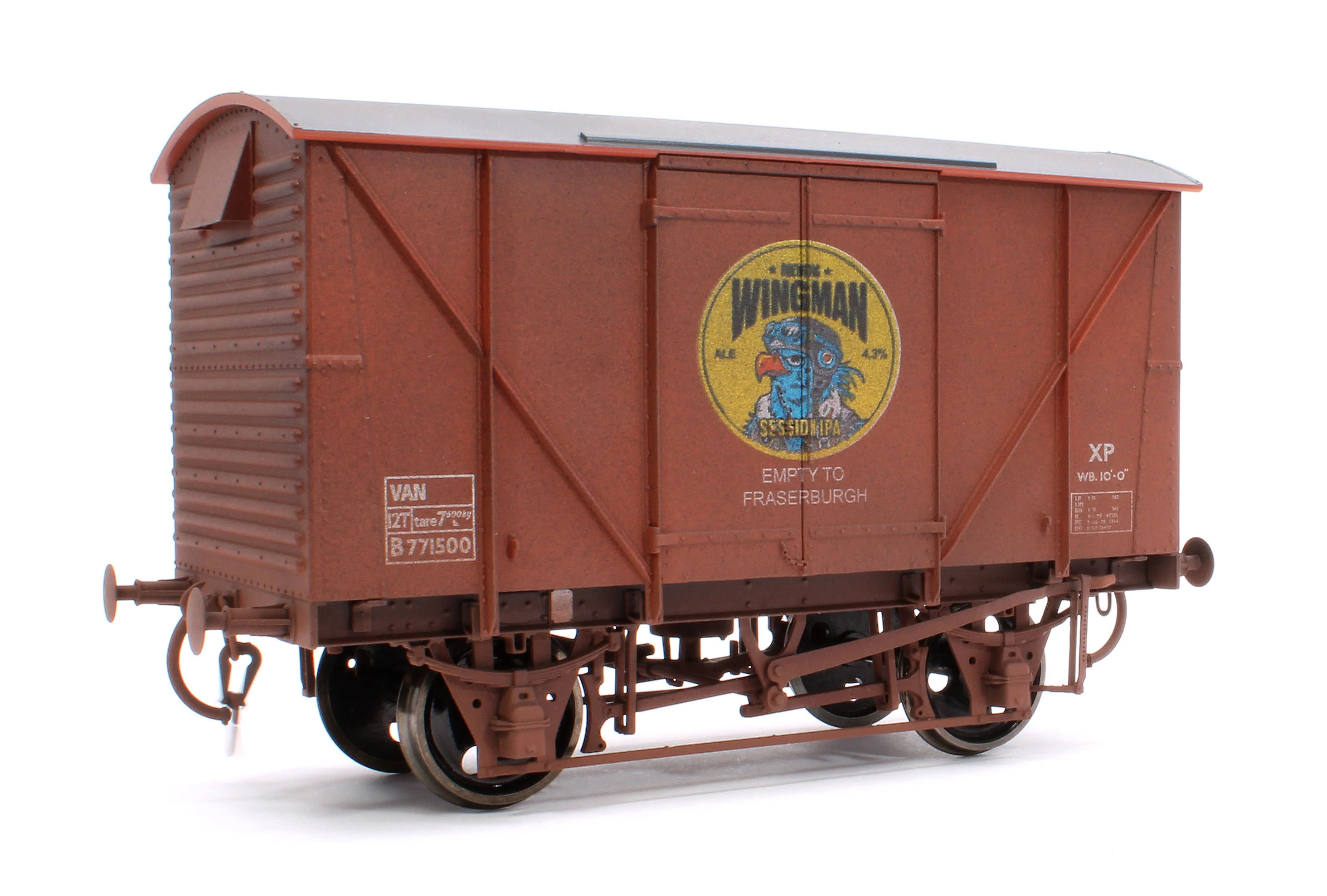 7F-056-034W Br Standard Plywood Van Brewdog Wingman Ipa - Weathered