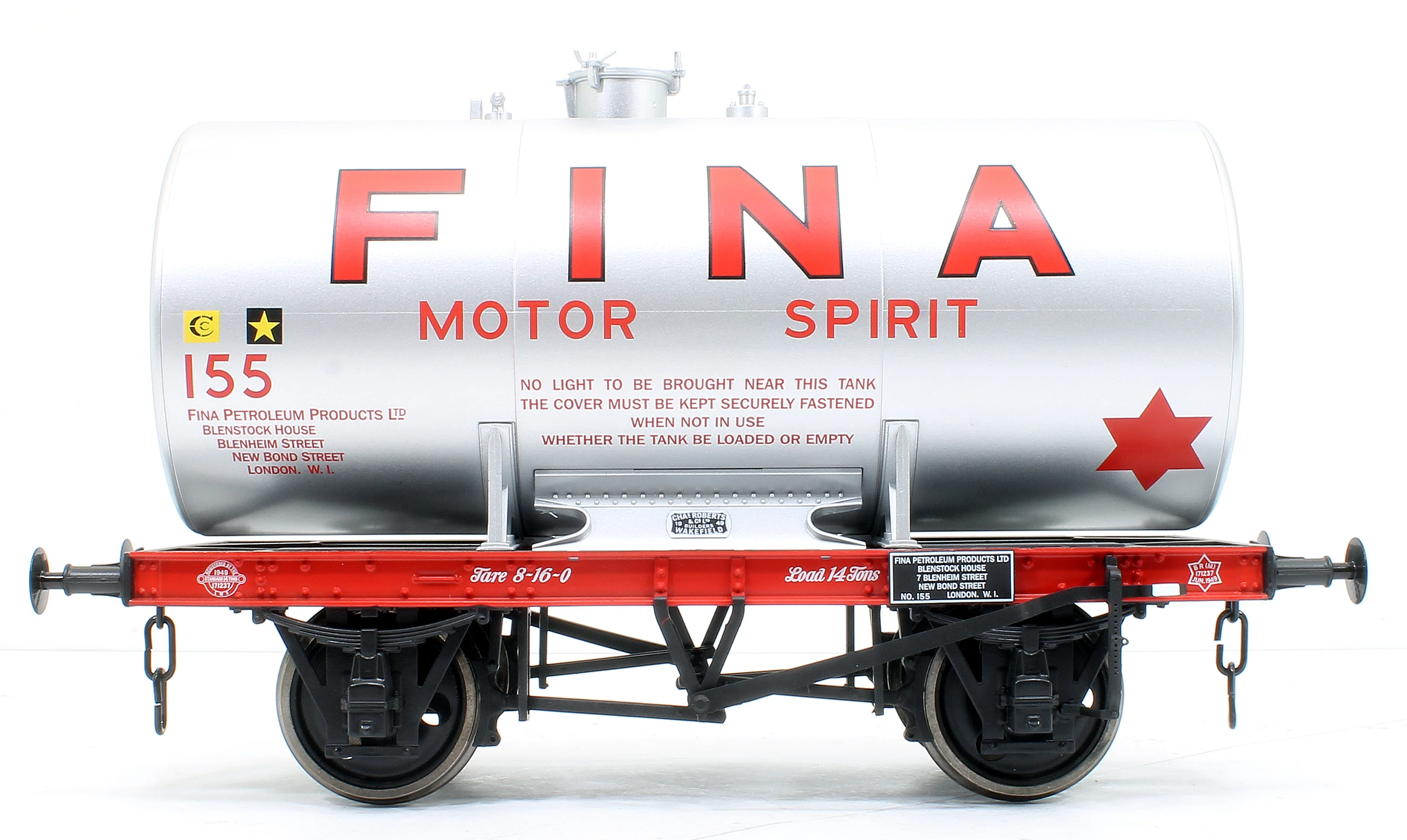 7F-062-002 14T FINA Class A Anchor Mounted Tank No.155 - Image 3