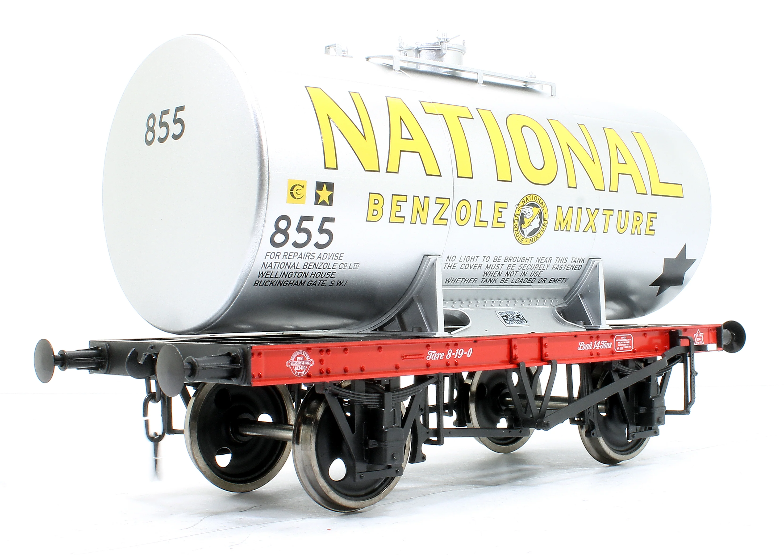 7F-062-004 14T National Benzole # 855 Class A Anchor Mounted Tank - Image 2