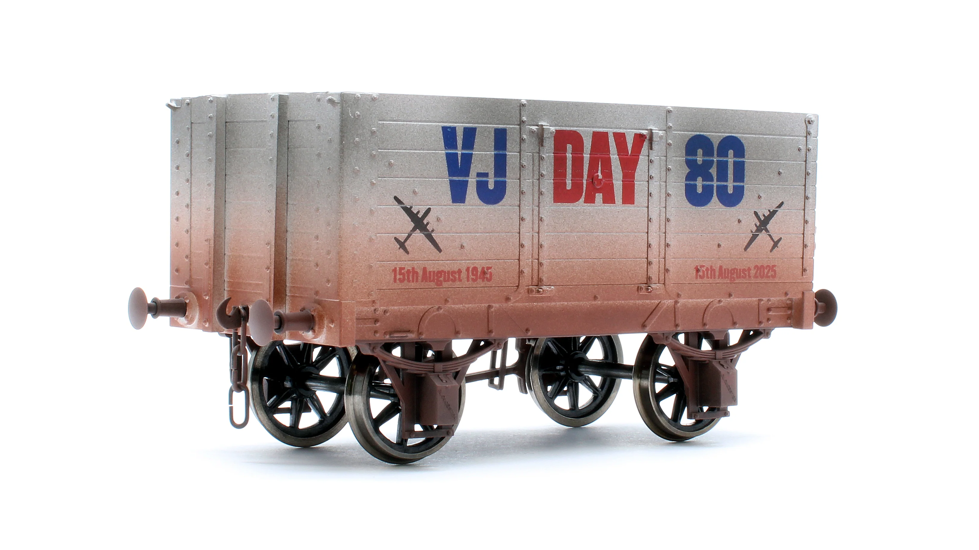 7F-073-022W 7 Plank 9' W/B VJ Day Airforce 80th Anniversary - Weathered - Image 2