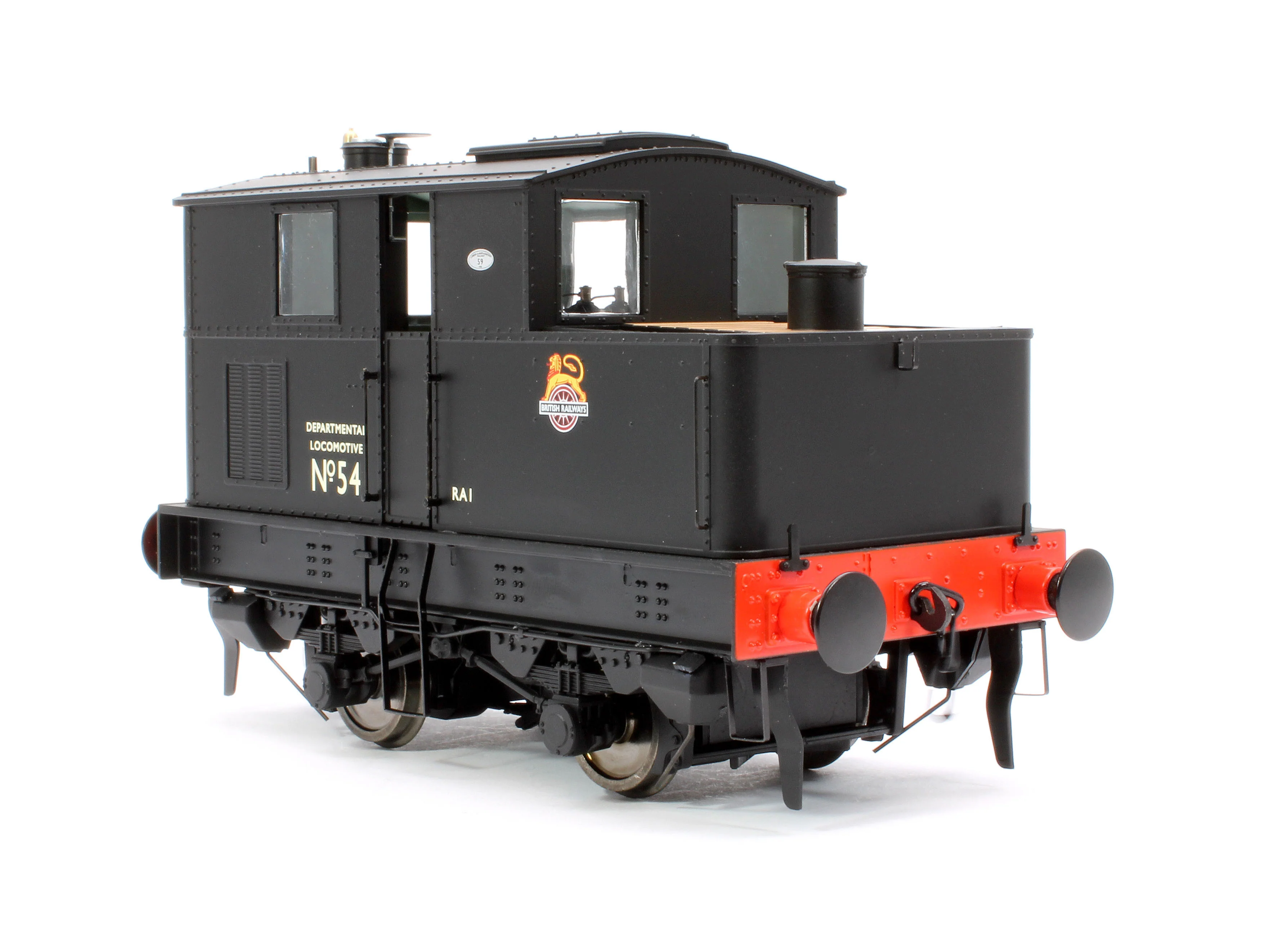 7S-005-010D Sentinel BR Early Crest Departmental No 54 Steam Locomotive - DCC Fitted - Image 4