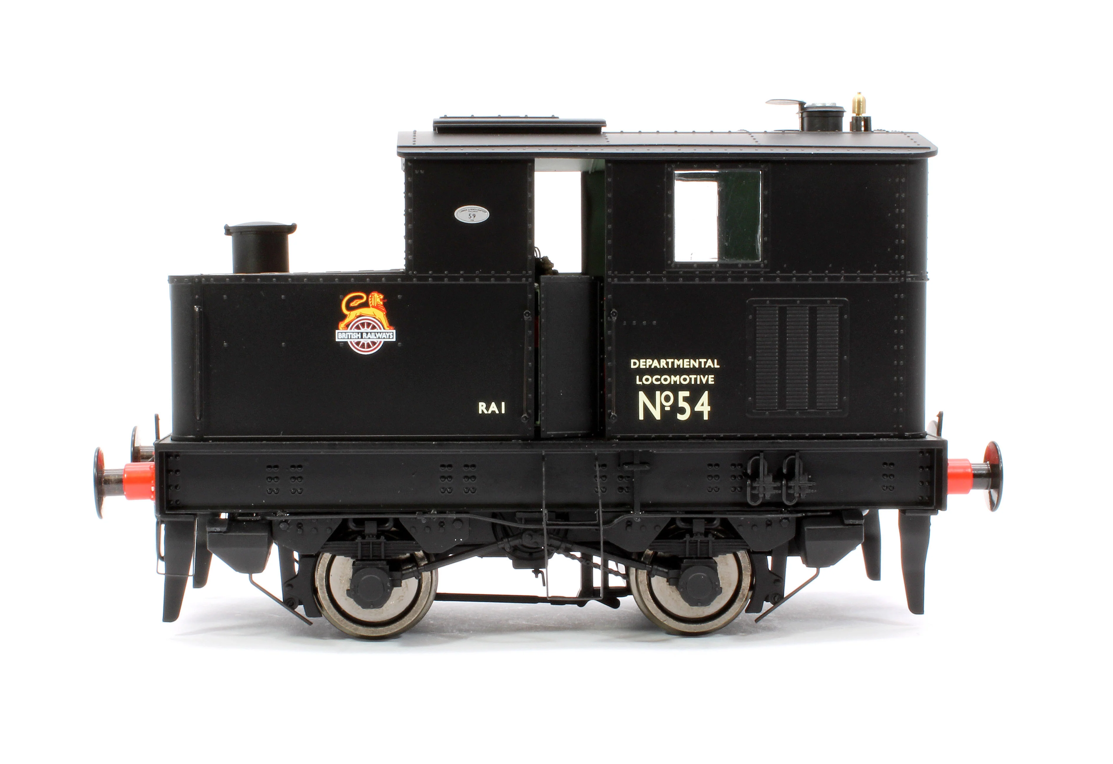 7S-005-010D Sentinel BR Early Crest Departmental No 54 Steam Locomotive - DCC Fitted - Image 5