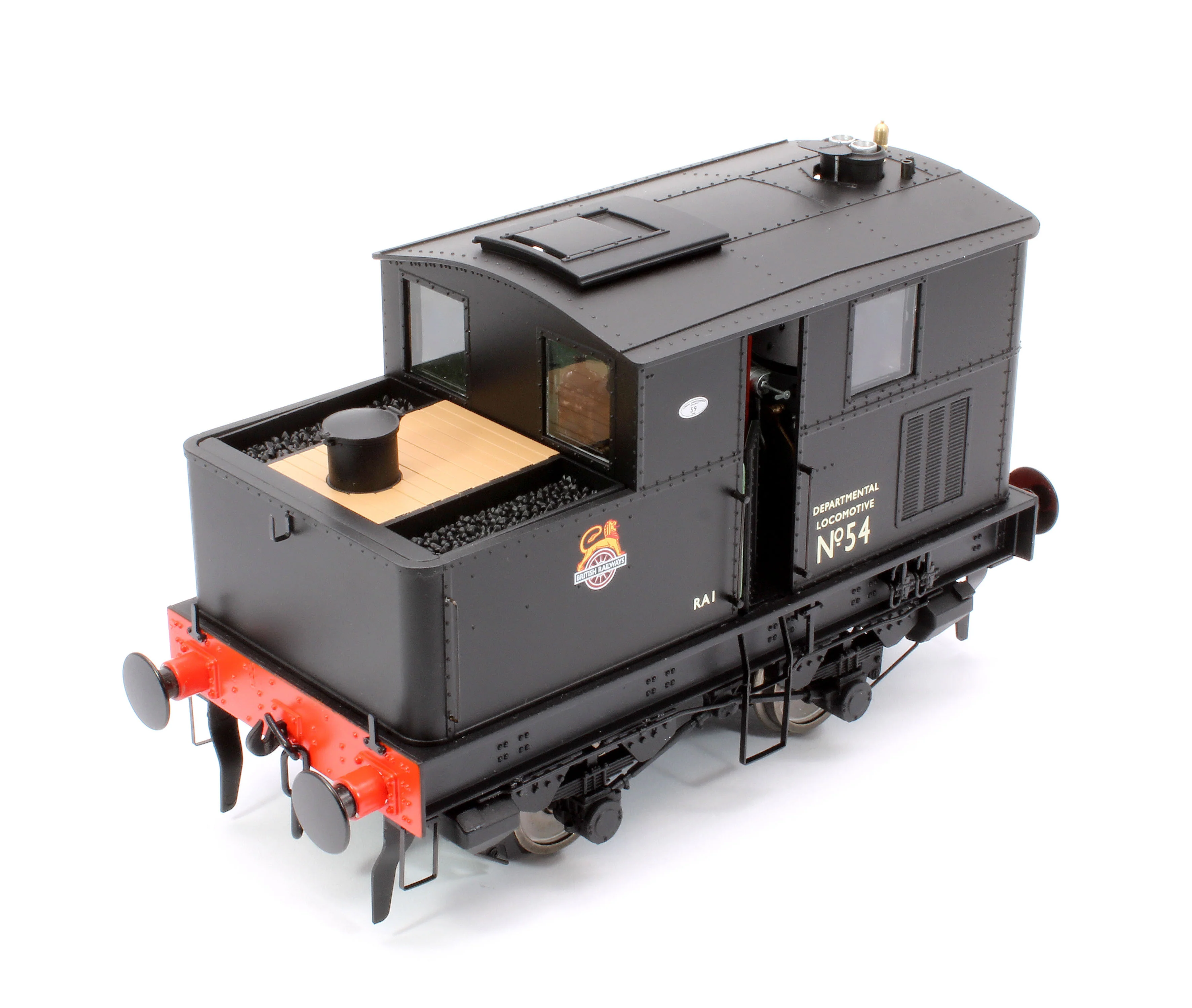 7S-005-010D Sentinel BR Early Crest Departmental No 54 Steam Locomotive - DCC Fitted - Image 9