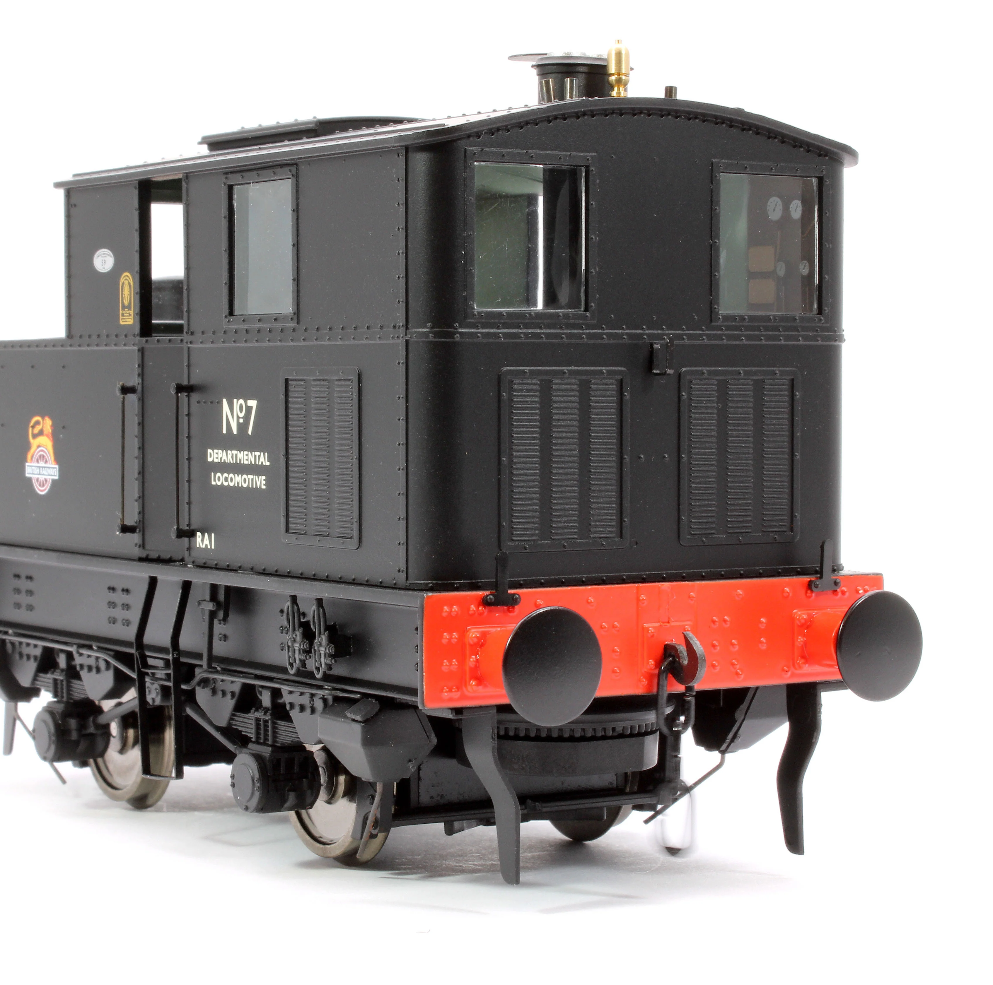 7S-005-012S Sentinel Y1/Y3 BR Early Crest Departmental No 7 Steam Locomotive - DCC Sound - Image 7